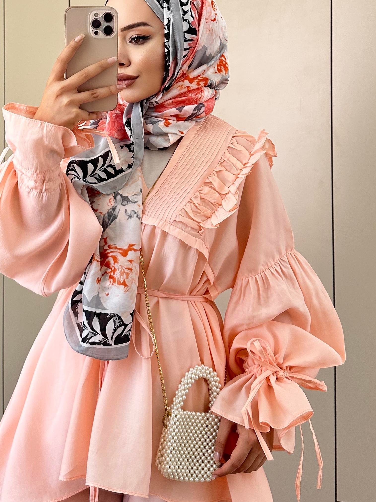 Faye Pantolonlu Takım Pudra