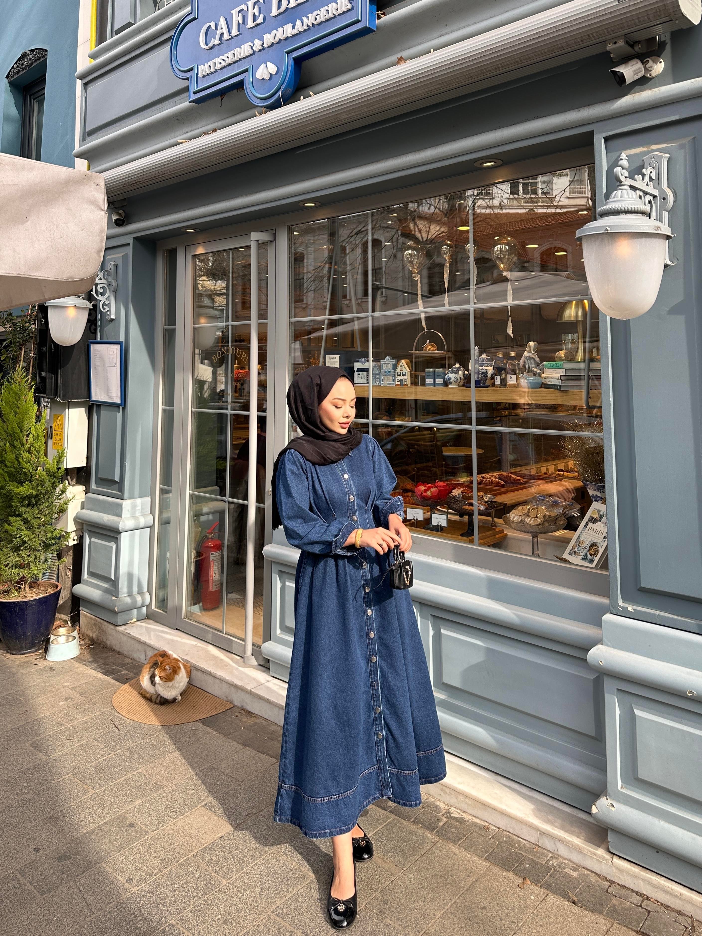 Felix Kot Elbise Koyu Mavi