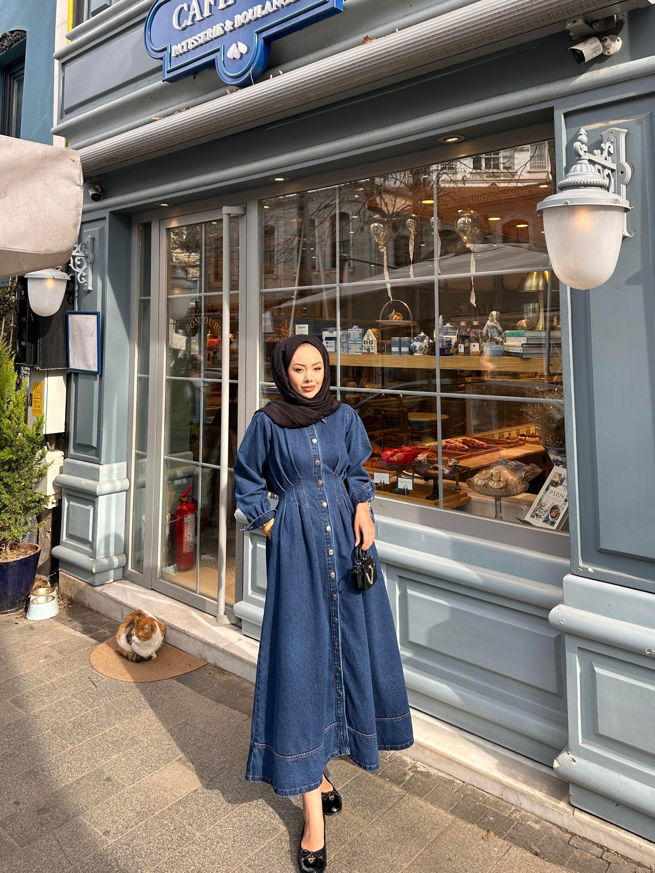 Felix Kot Elbise Koyu Mavi