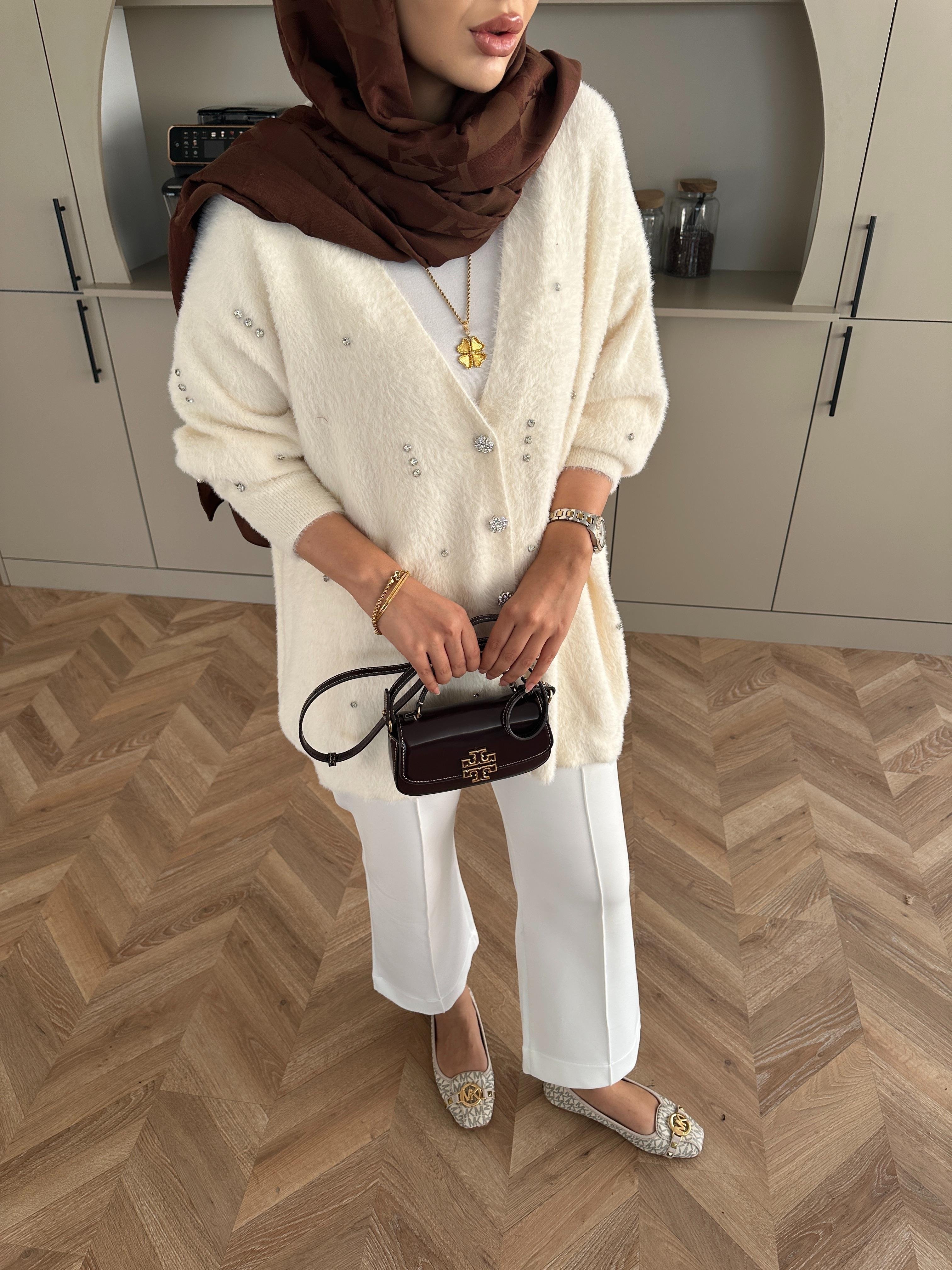 Frida Angora Hırka Bej