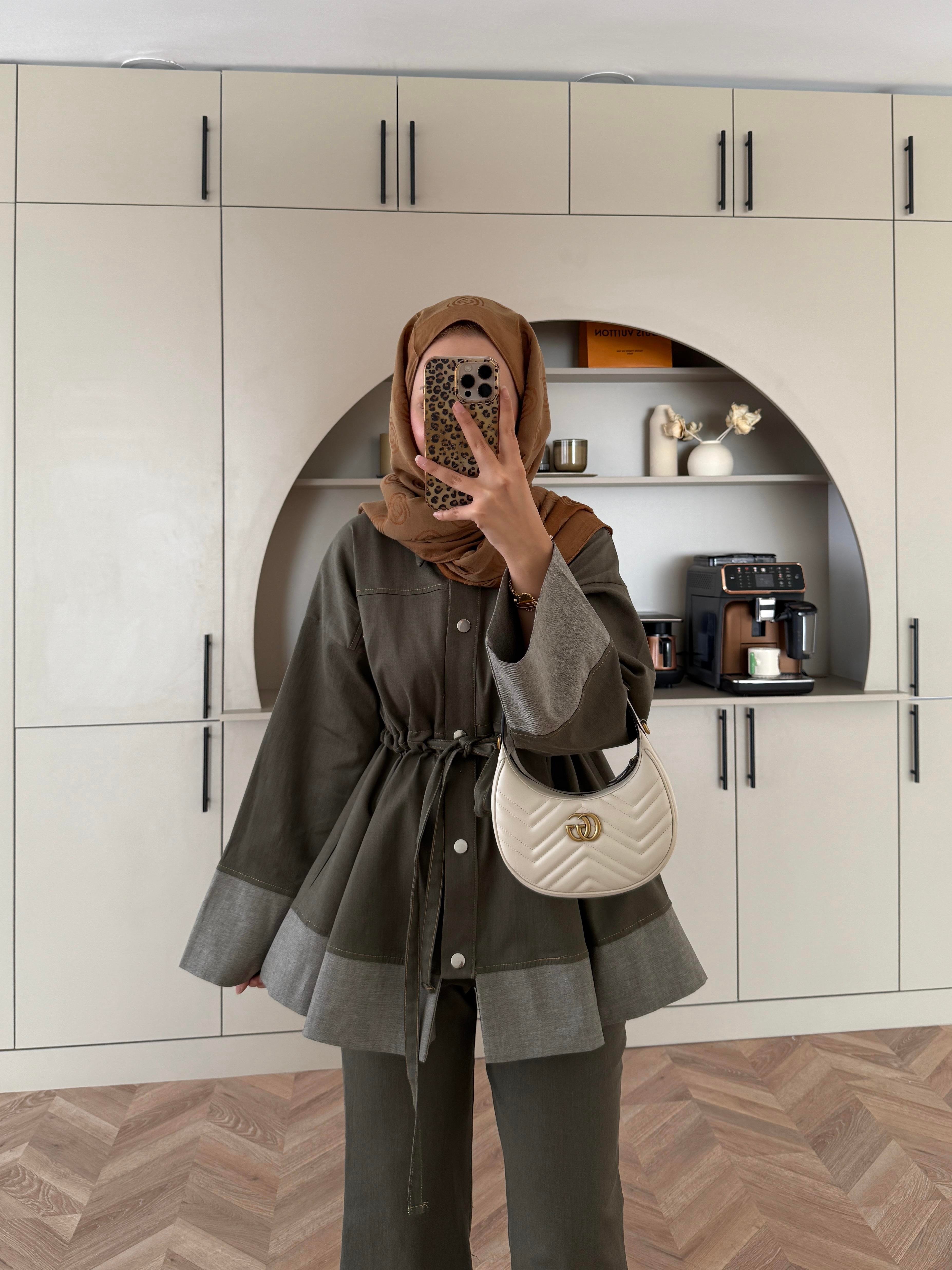 Gisa Pantolonlu Takım Haki