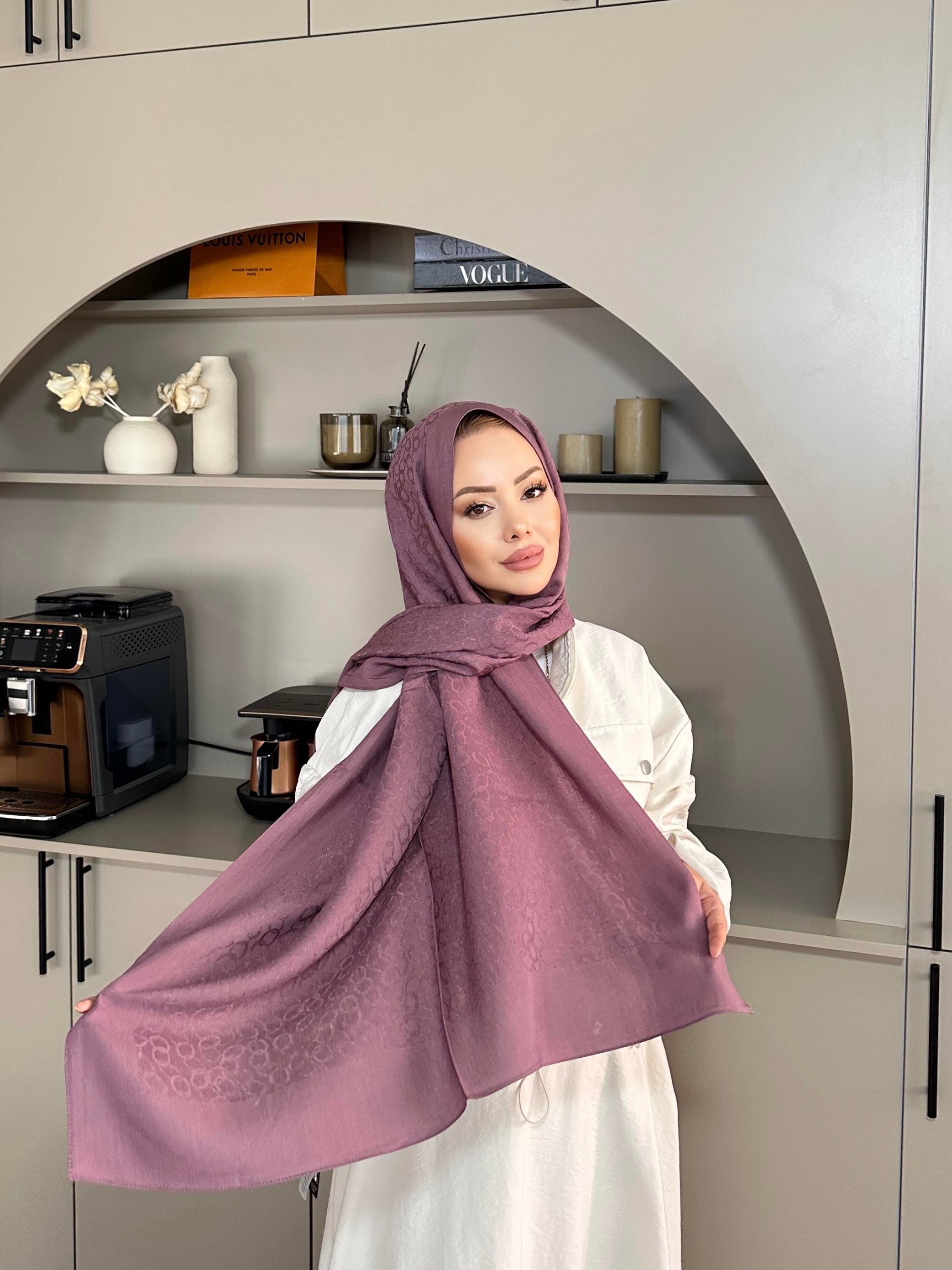 Gül Kurusu Zincir Desen Naia Şal 