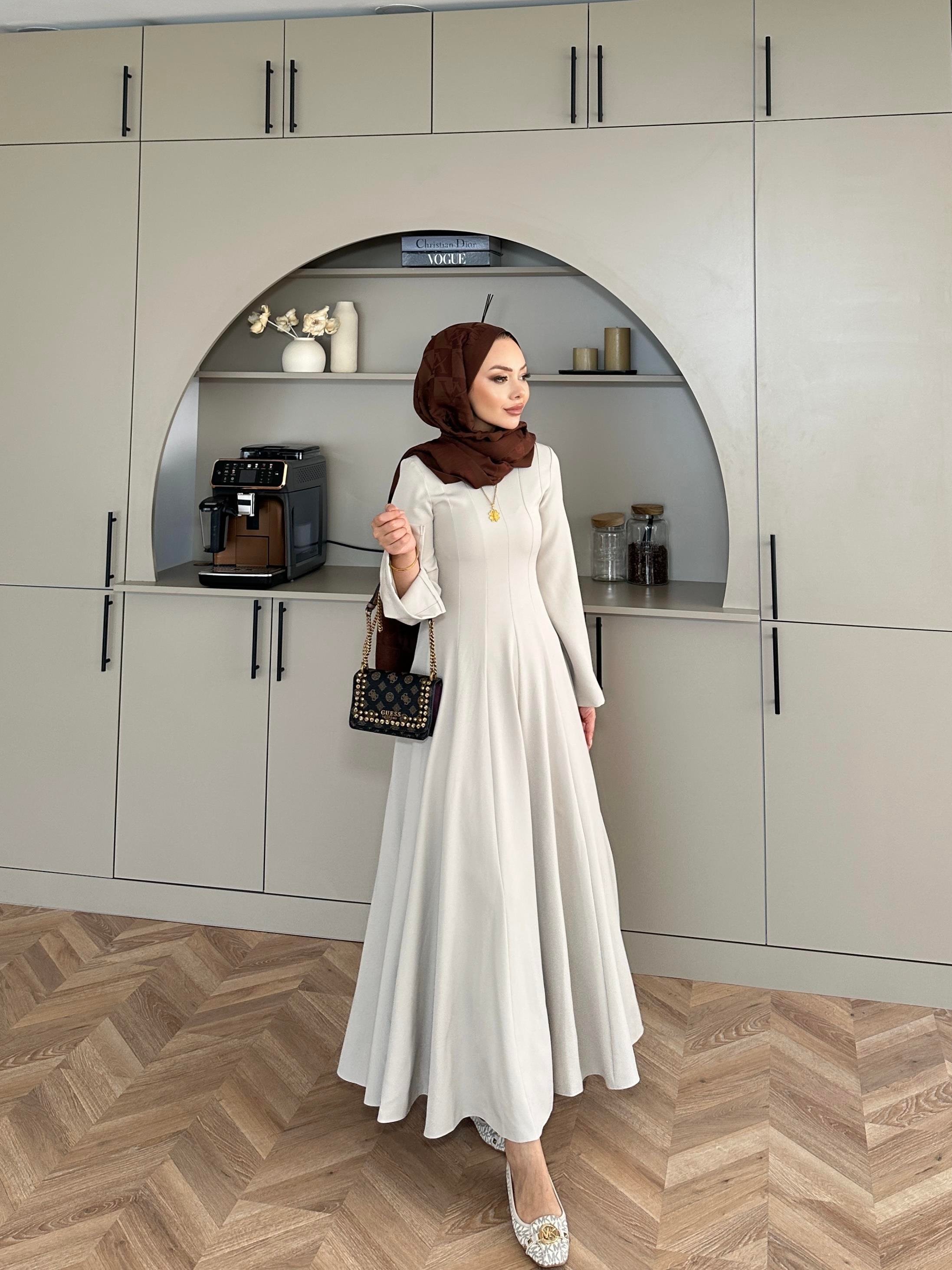 Harel A Kesim Elbise Bej