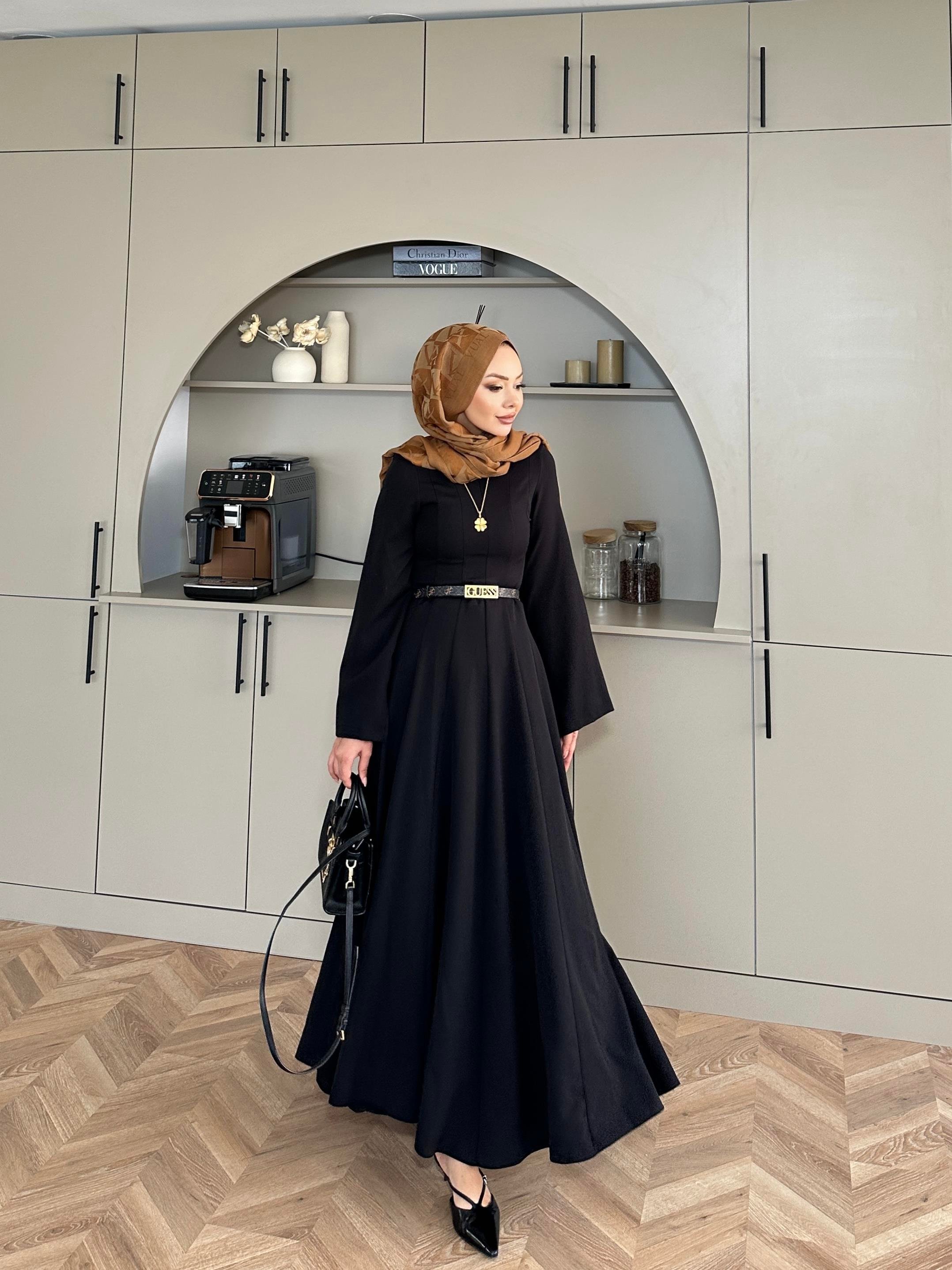 Harel A Kesim Elbise Siyah