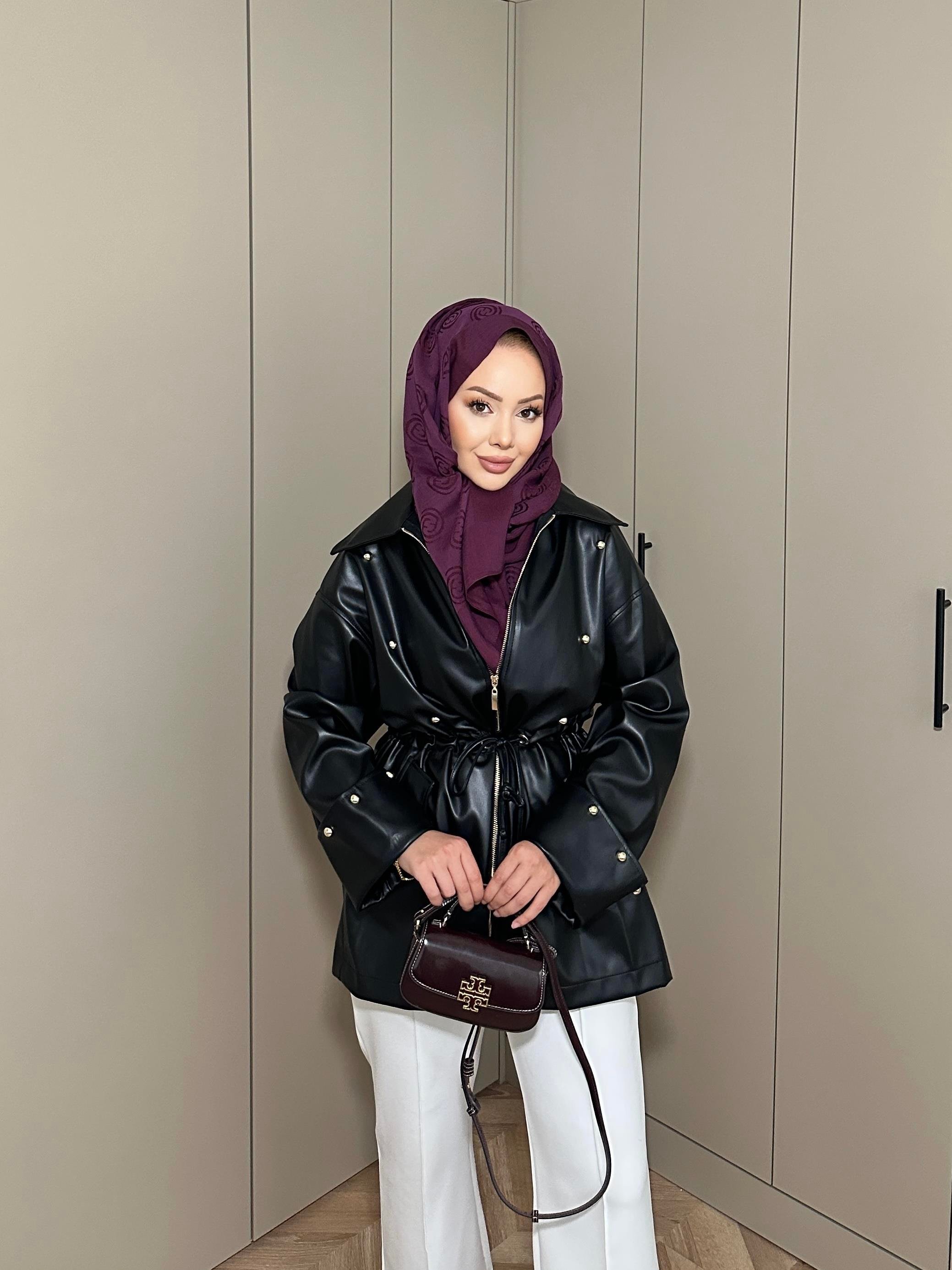 Henry Deri Ceket Siyah