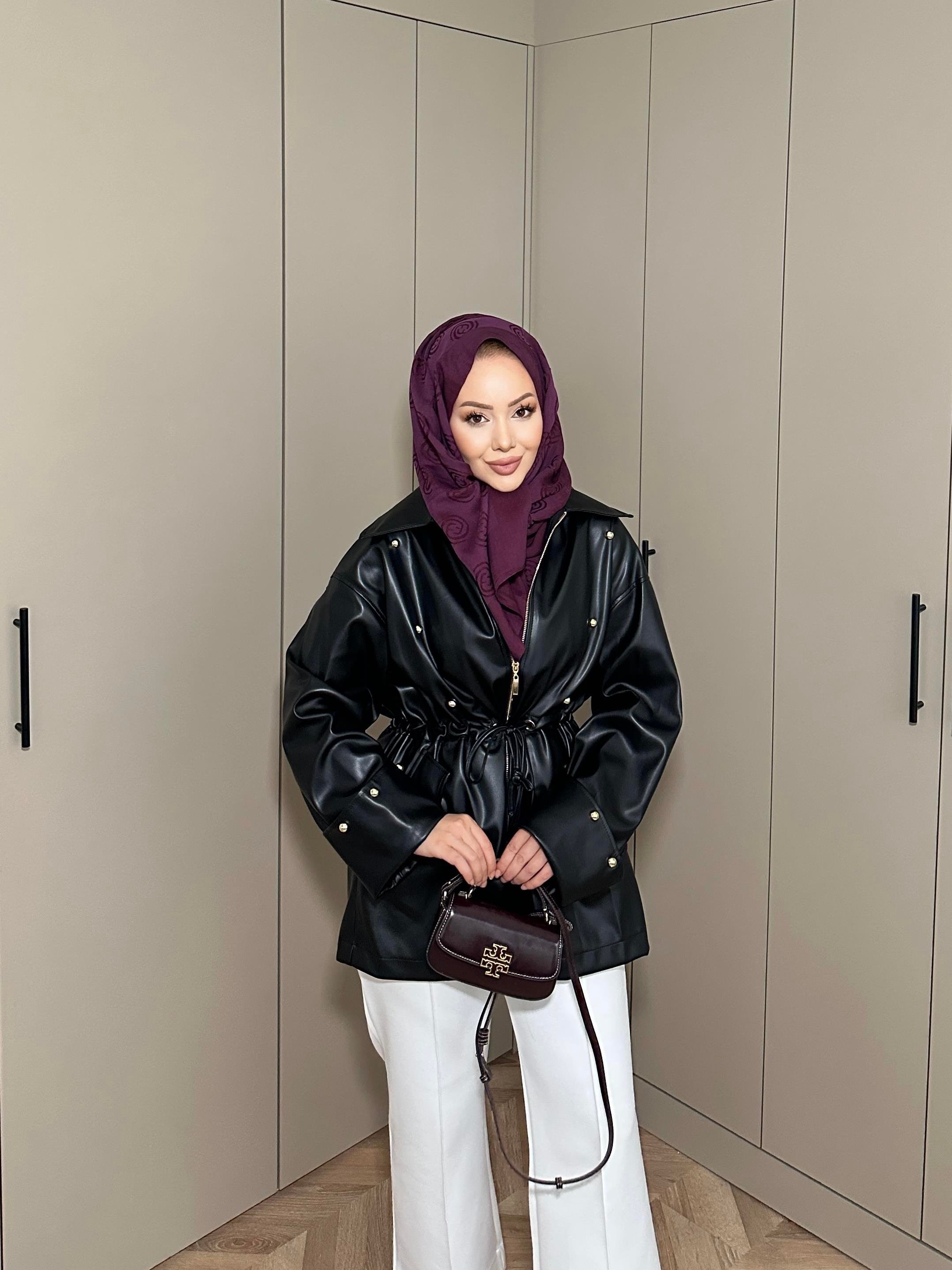 Henry Deri Ceket Siyah