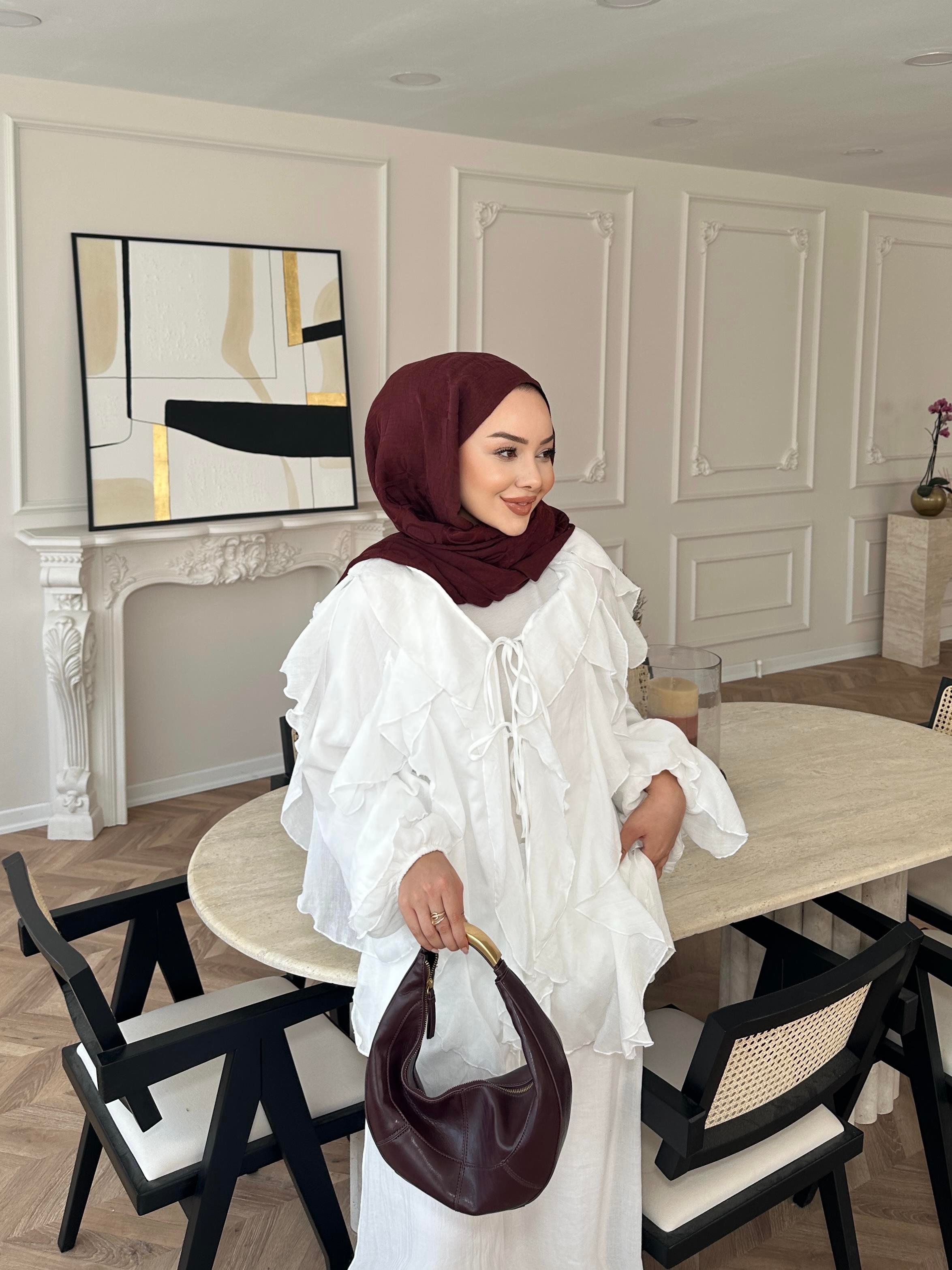 Jadon Pantolonlu Takım Beyaz 