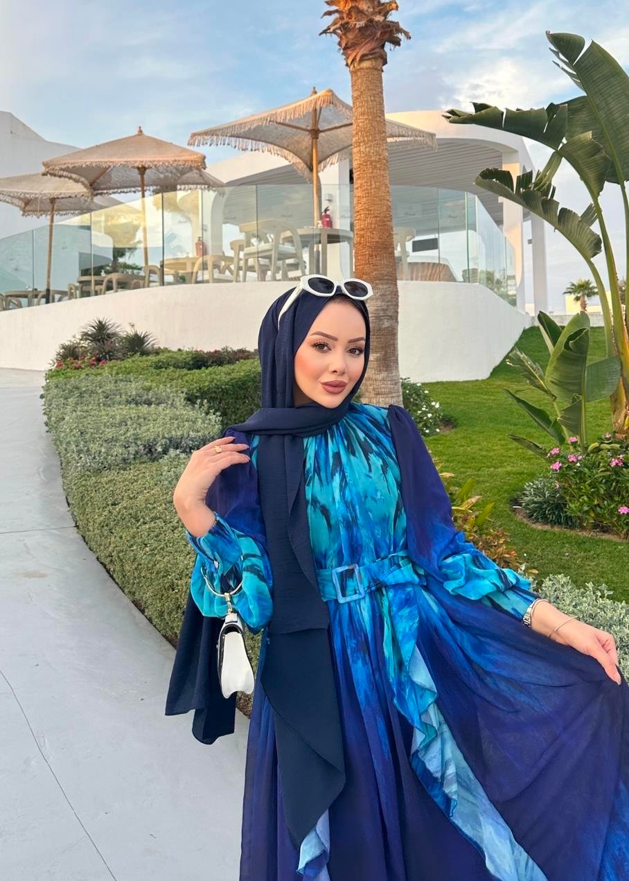 Jazz Şal Lacivert 09