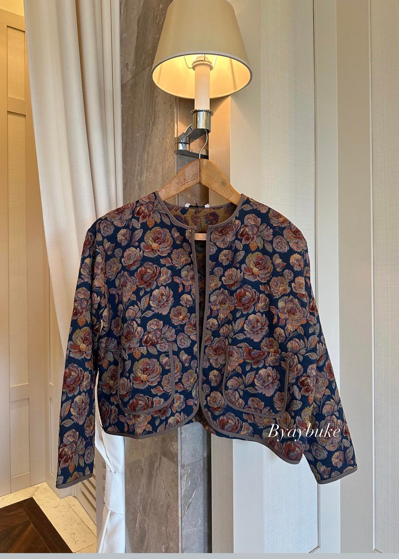 Jasmin Jakar Ceket Kahve