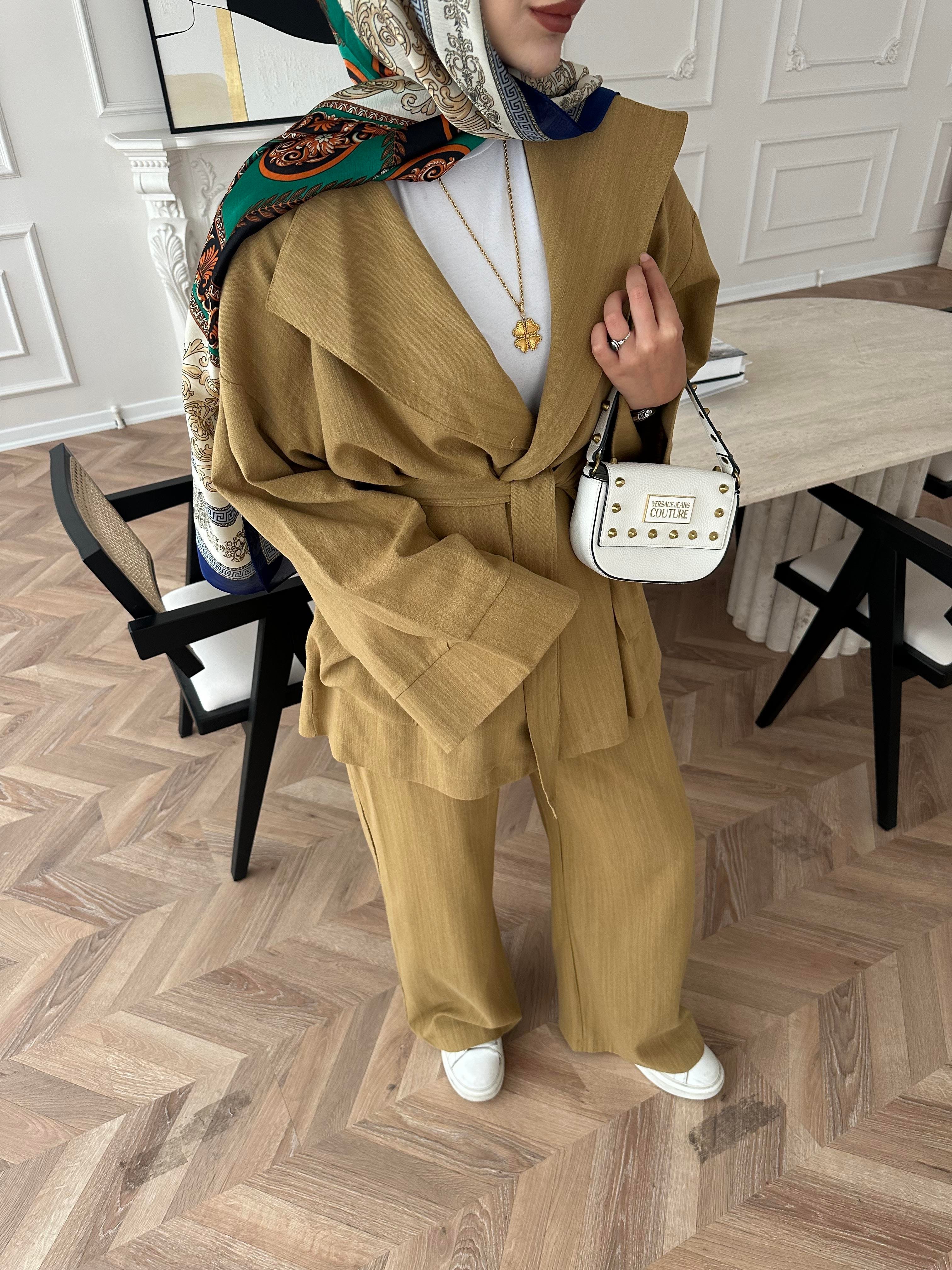 Peka Yakalı Takım Yağ Yeşili