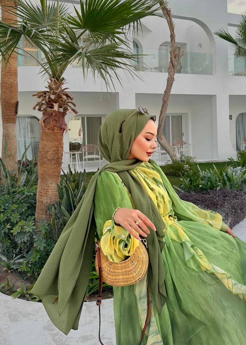 Jazz Şal Yağ Yeşili 06