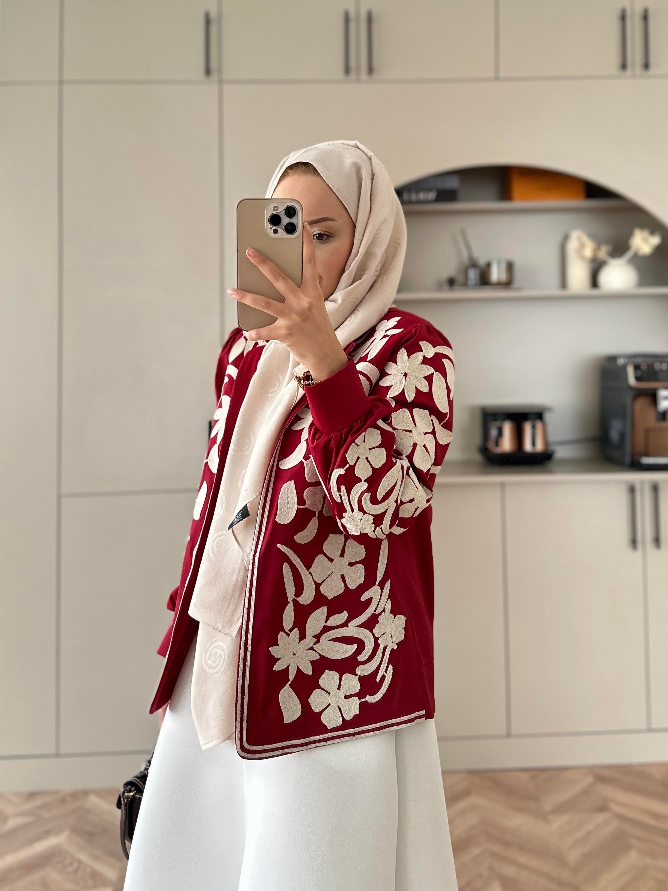 July Ceket Kırmızı