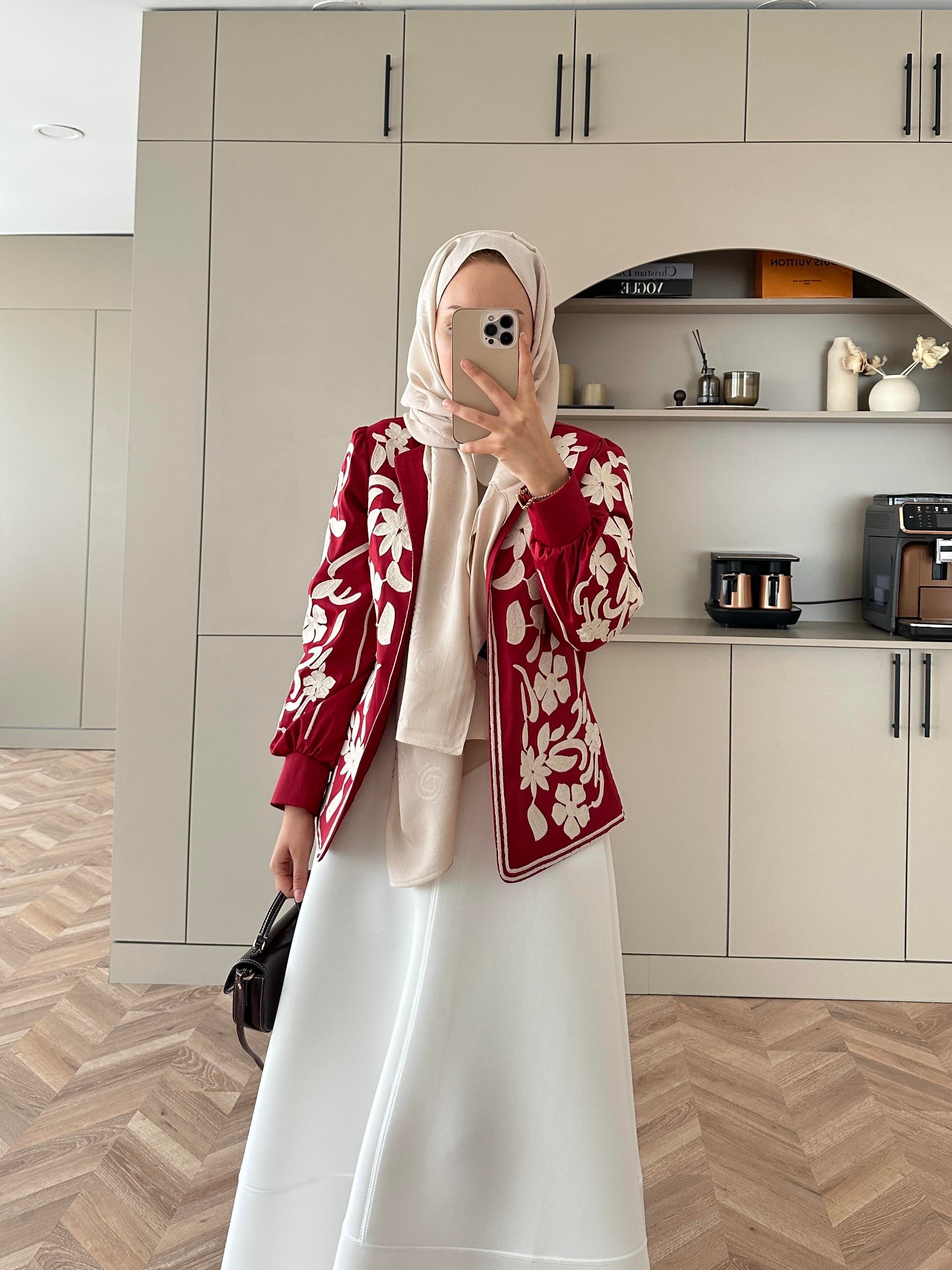 July Ceket Kırmızı