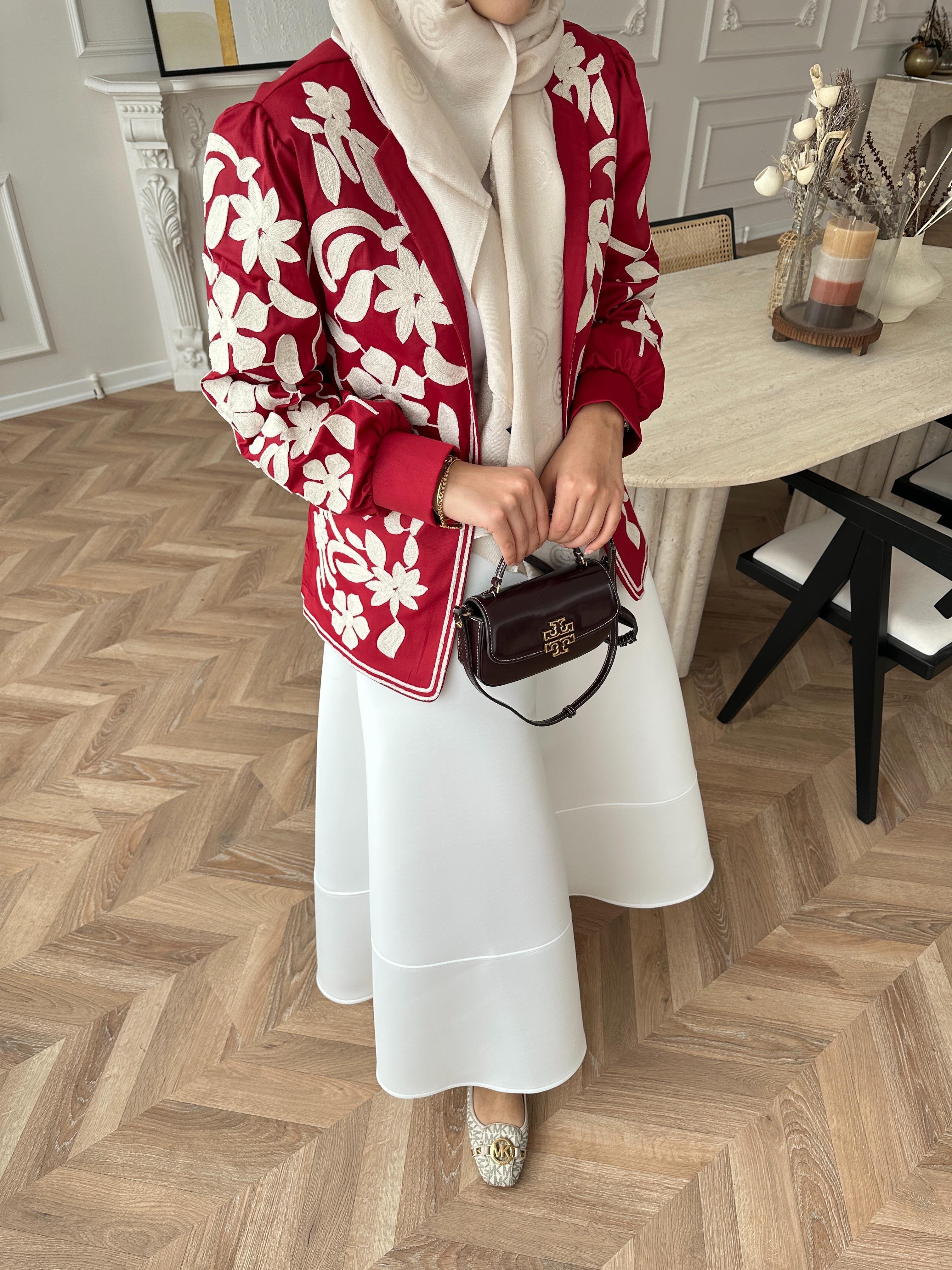 July Ceket Kırmızı