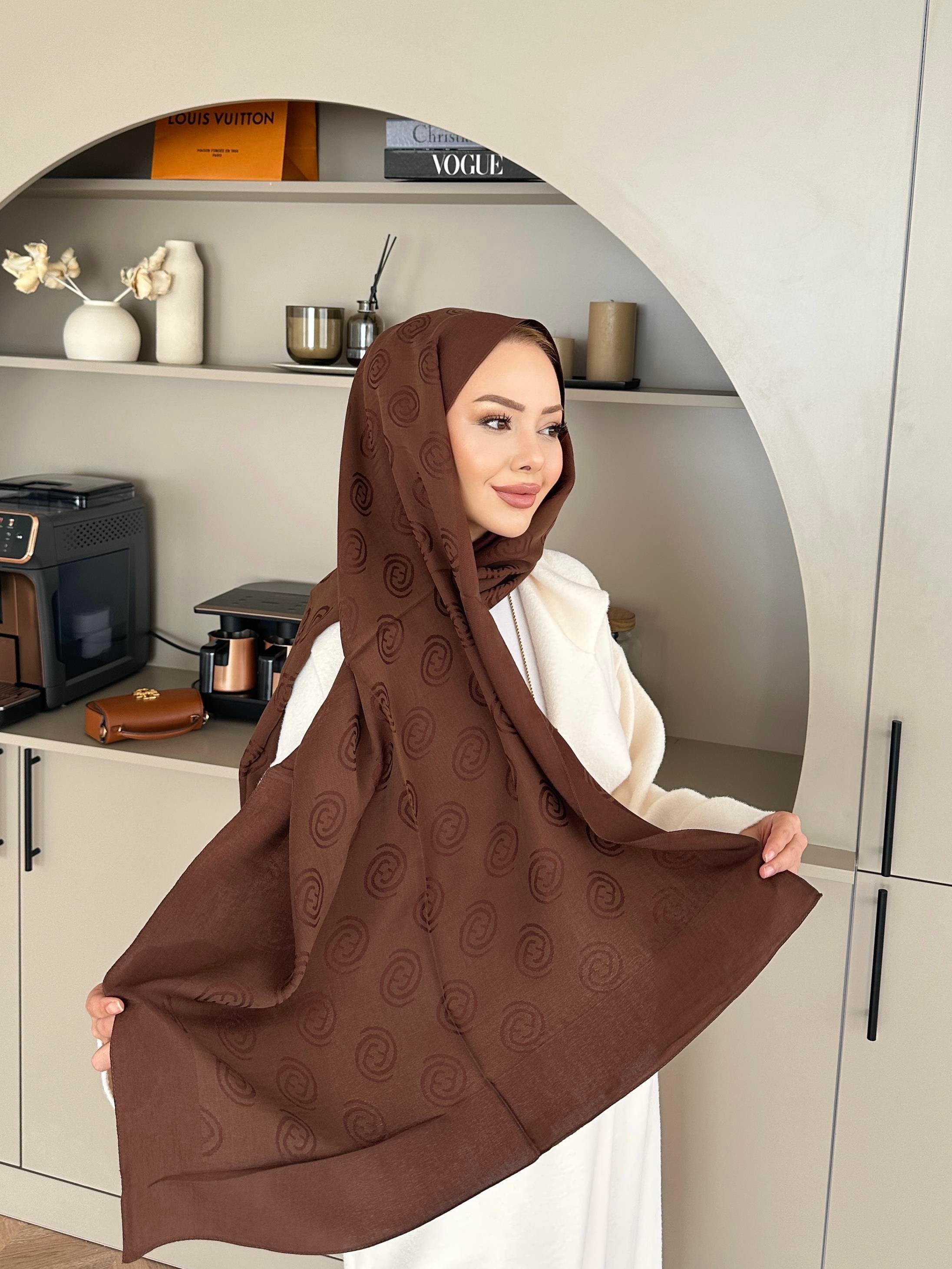 Kahve E Desen Naia Şal