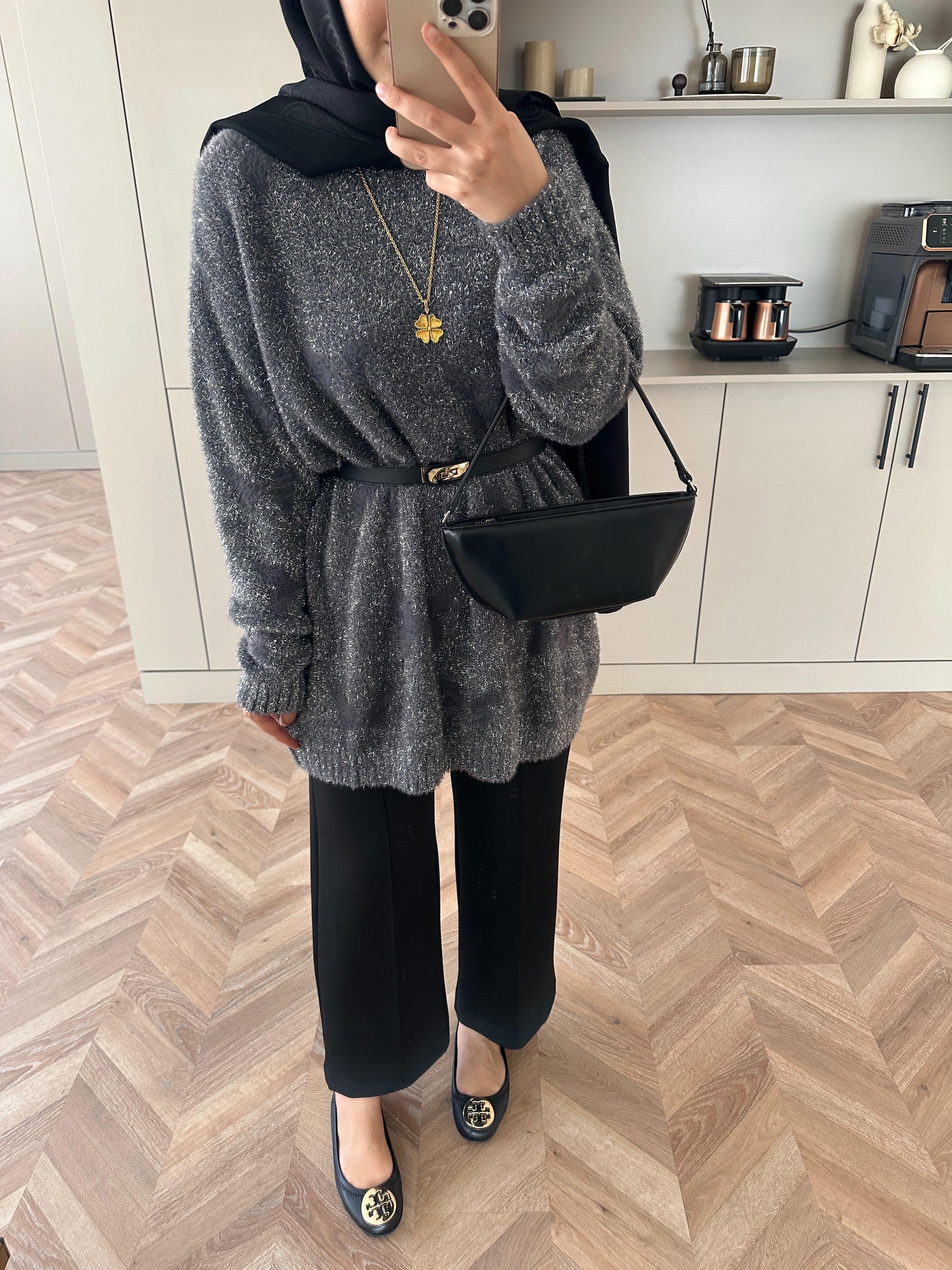 Kelebek Simli Kazak Füme