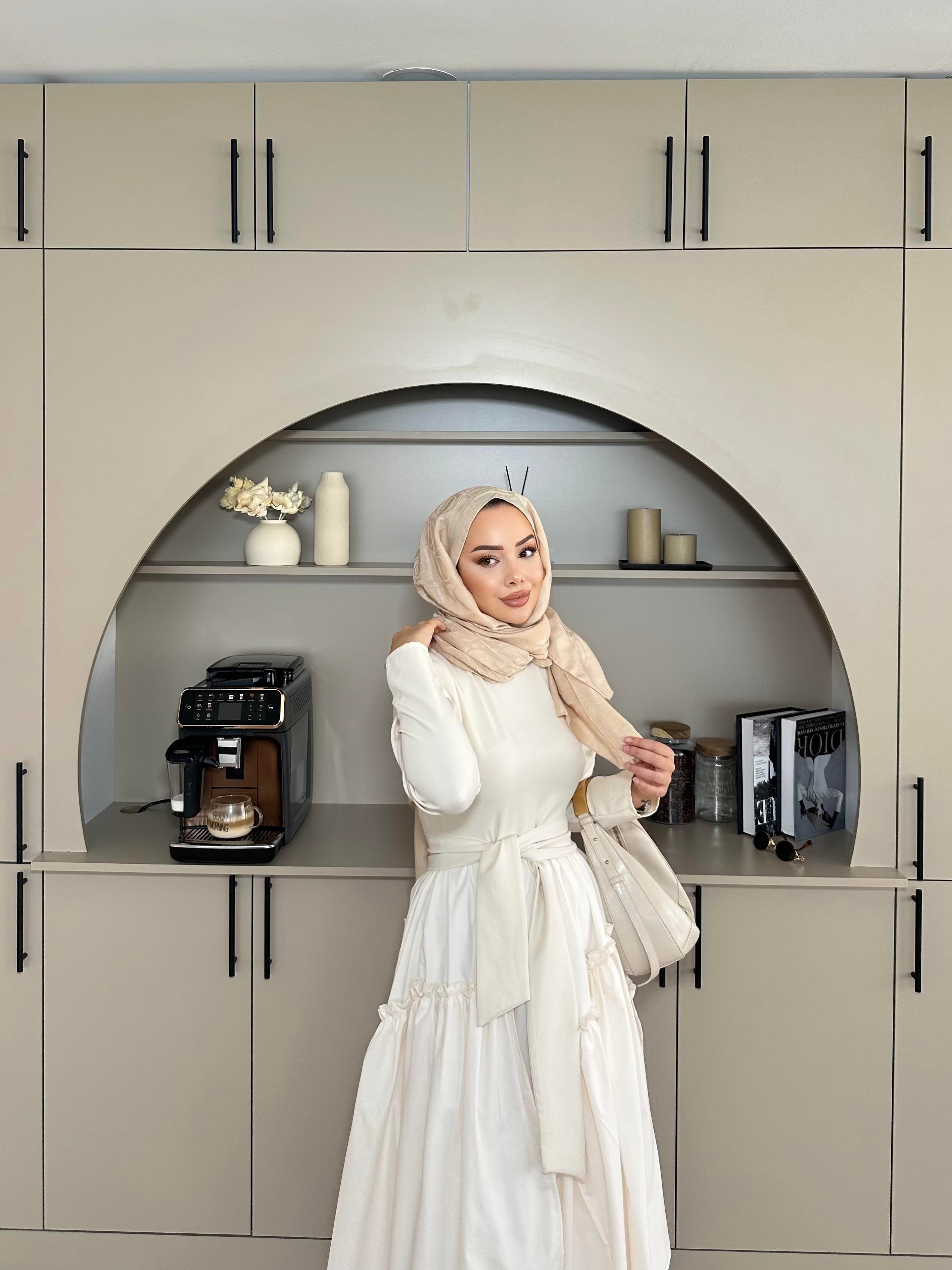 Kendal Paraşüt Elbise Bej