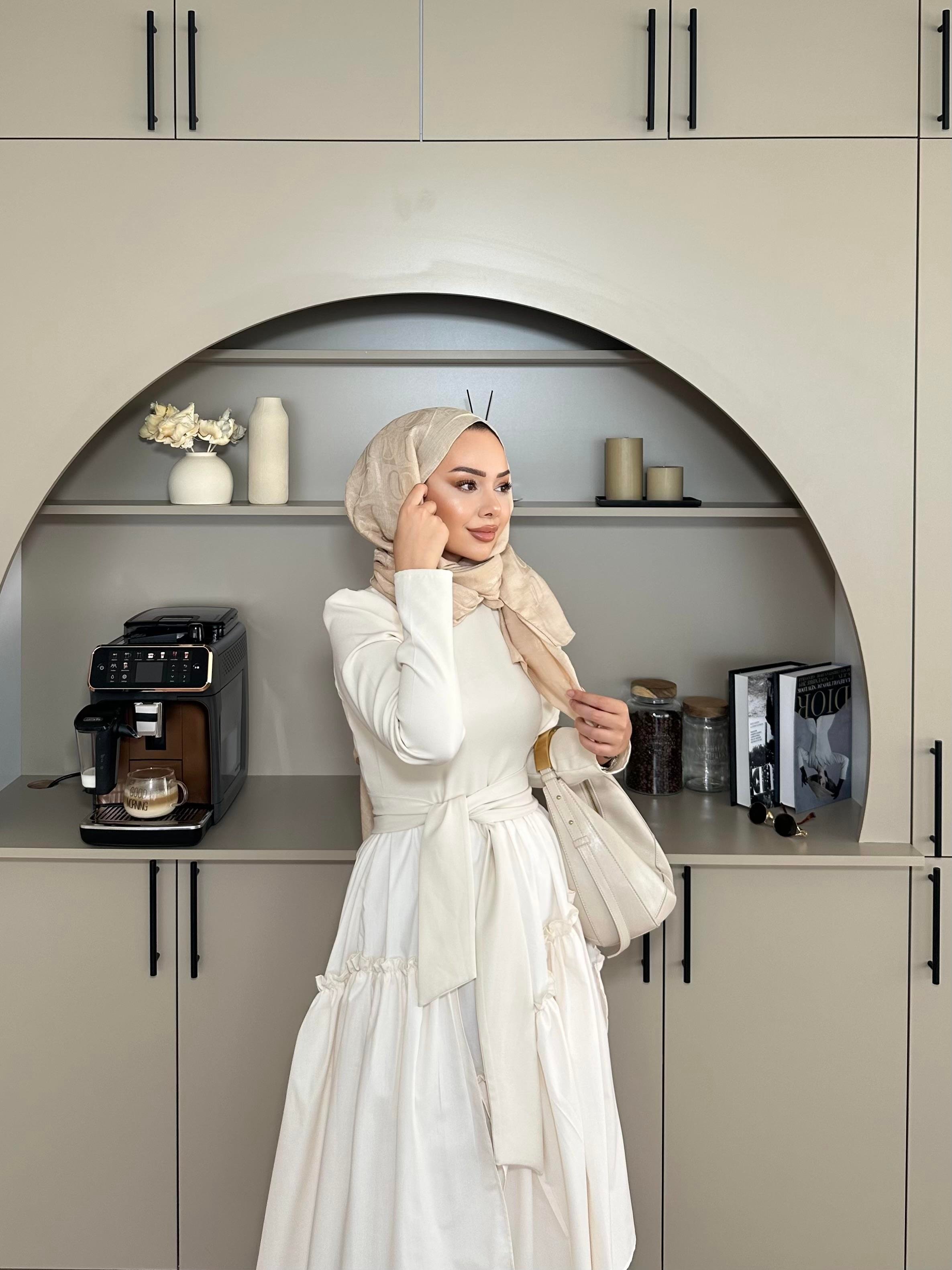 Kendal Paraşüt Elbise Bej