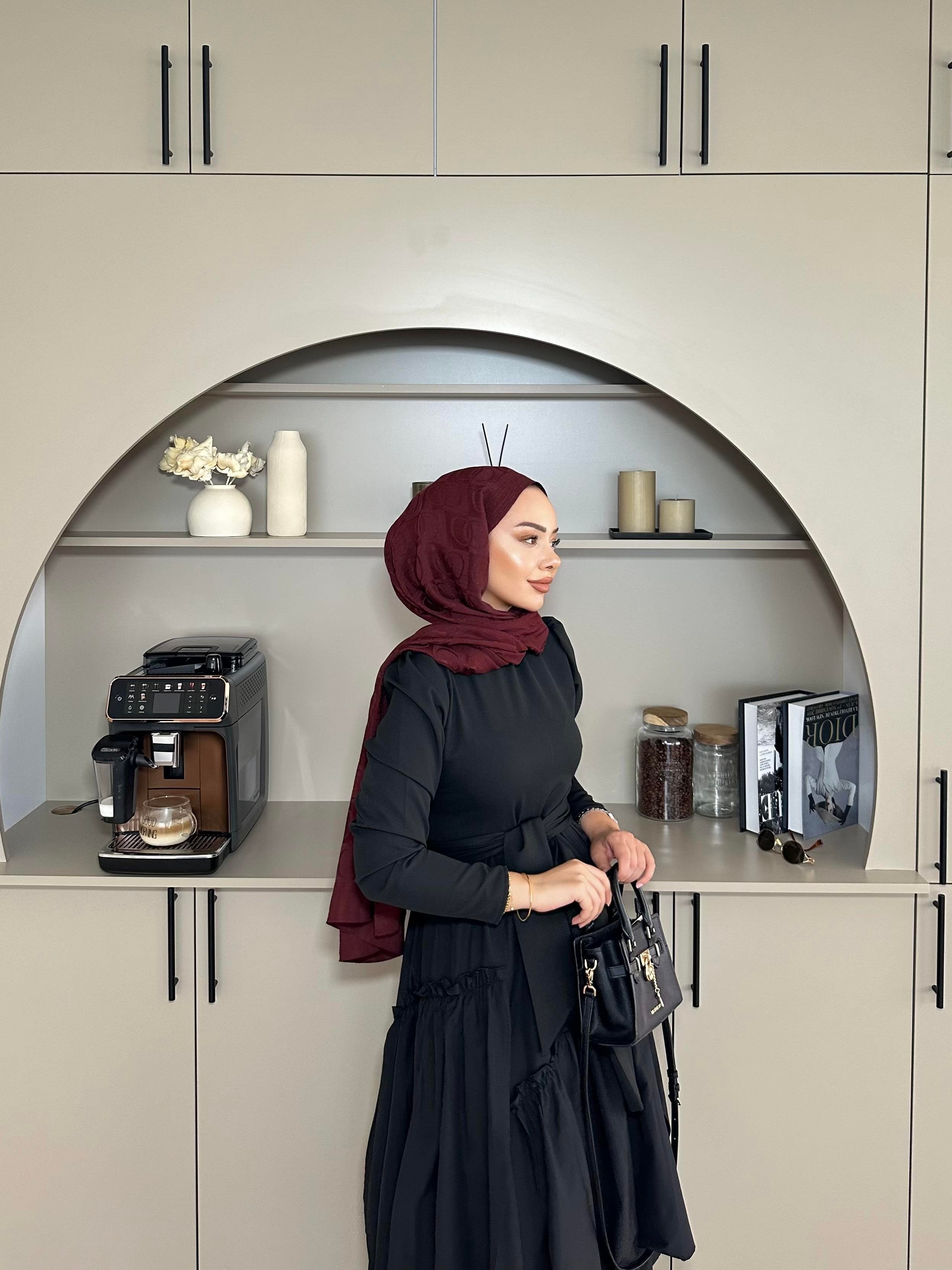 Kendal Paraşüt Elbise Siyah