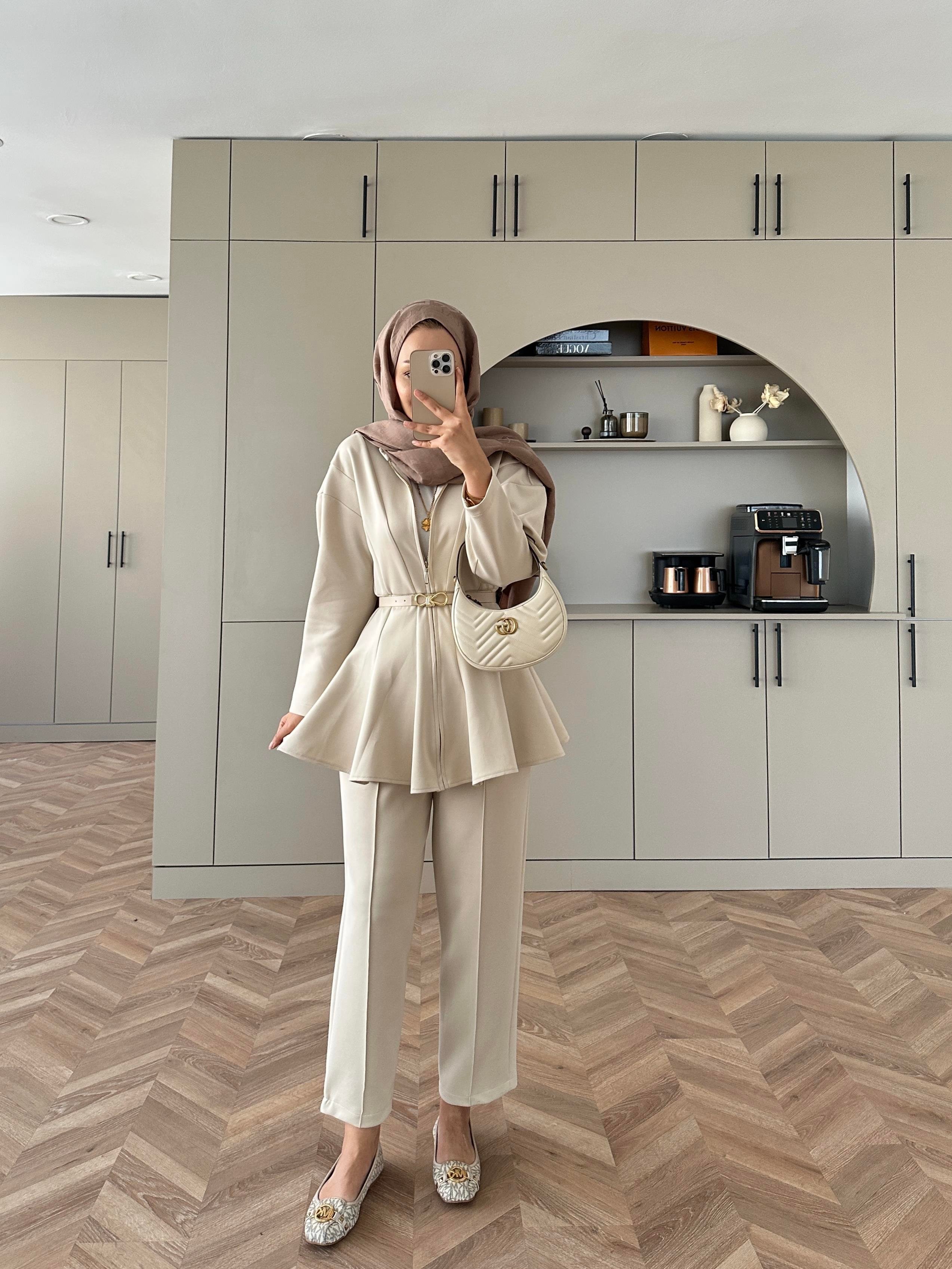 Lalin Scuba Takım Bej