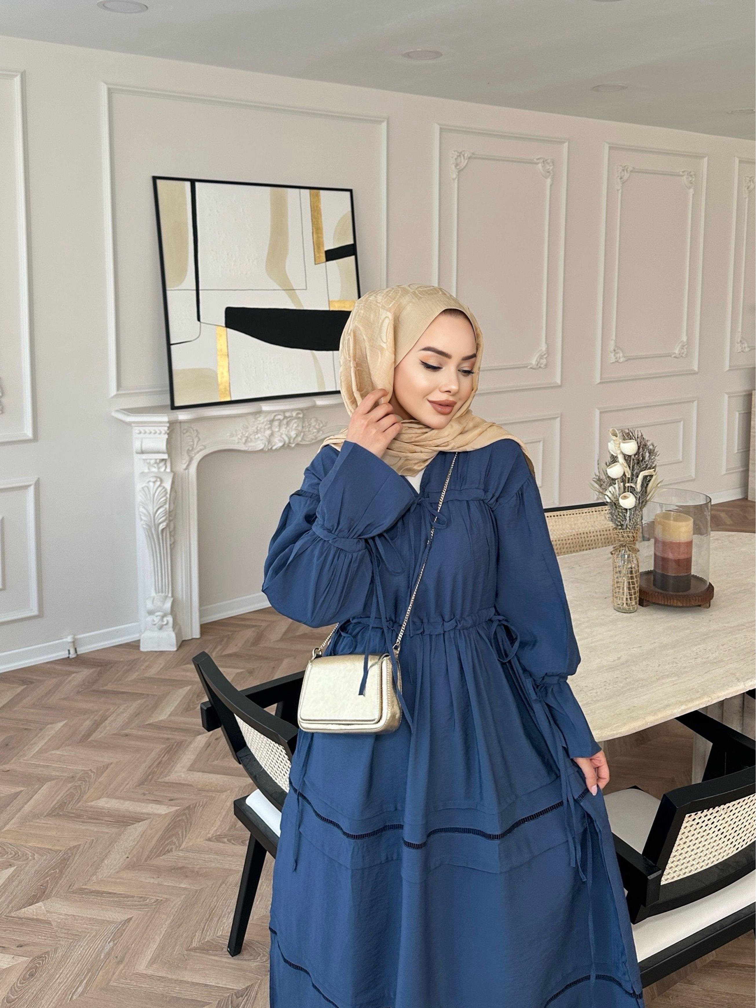 Layana Elbise Lacivert