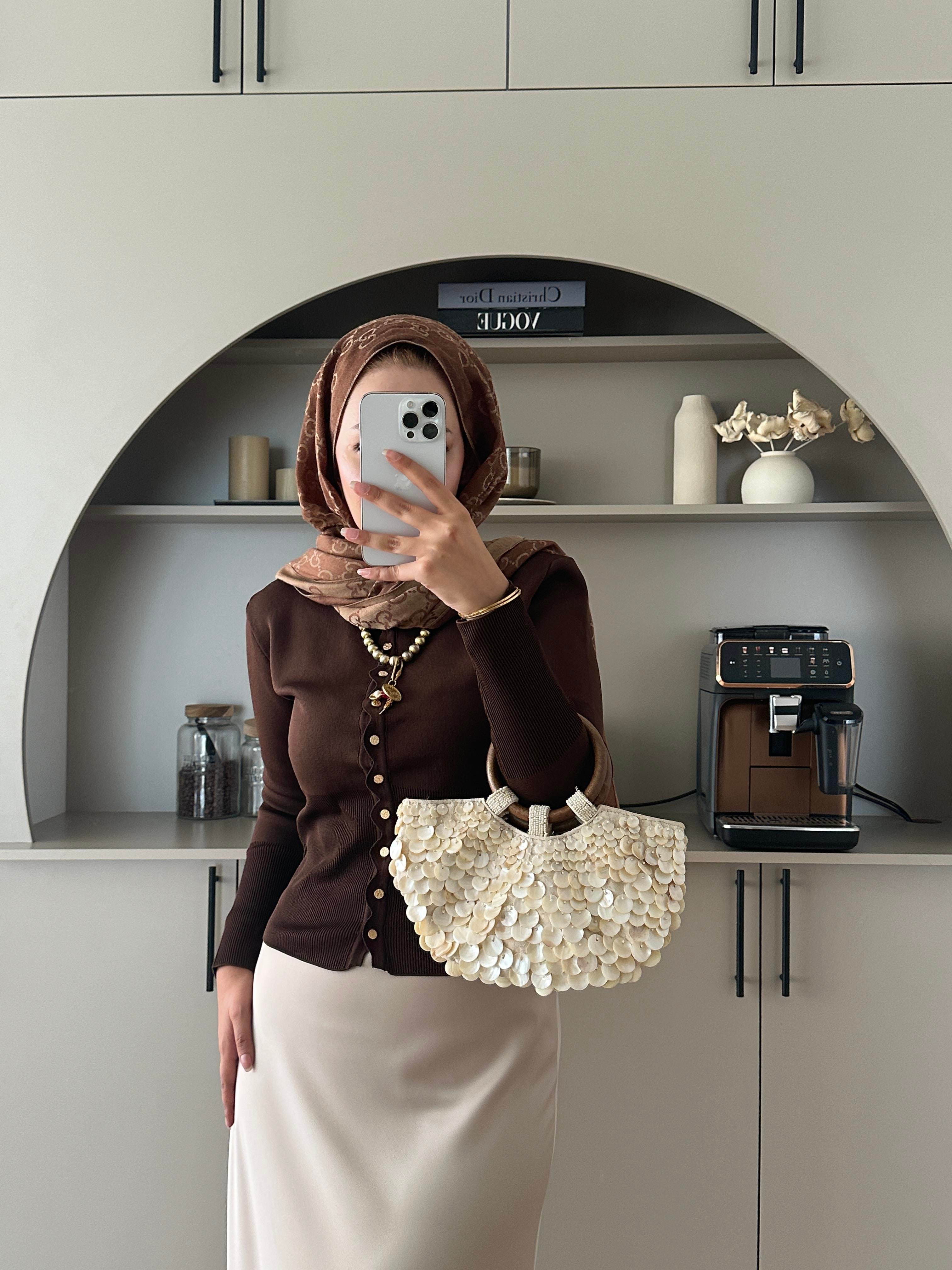 Leyna Çelik Örme Hırka Kahve