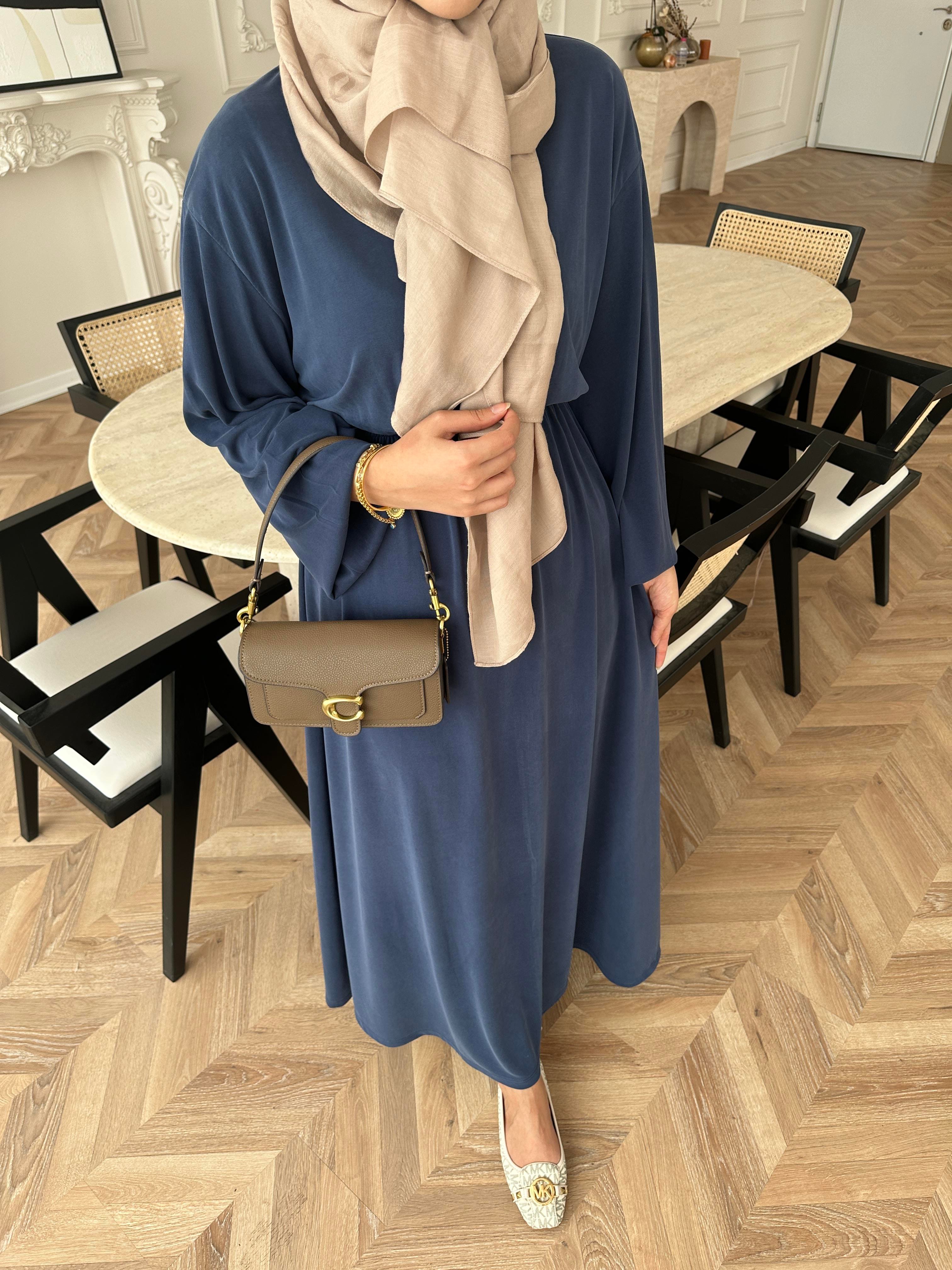 Liona Modal Elbise Lacivert