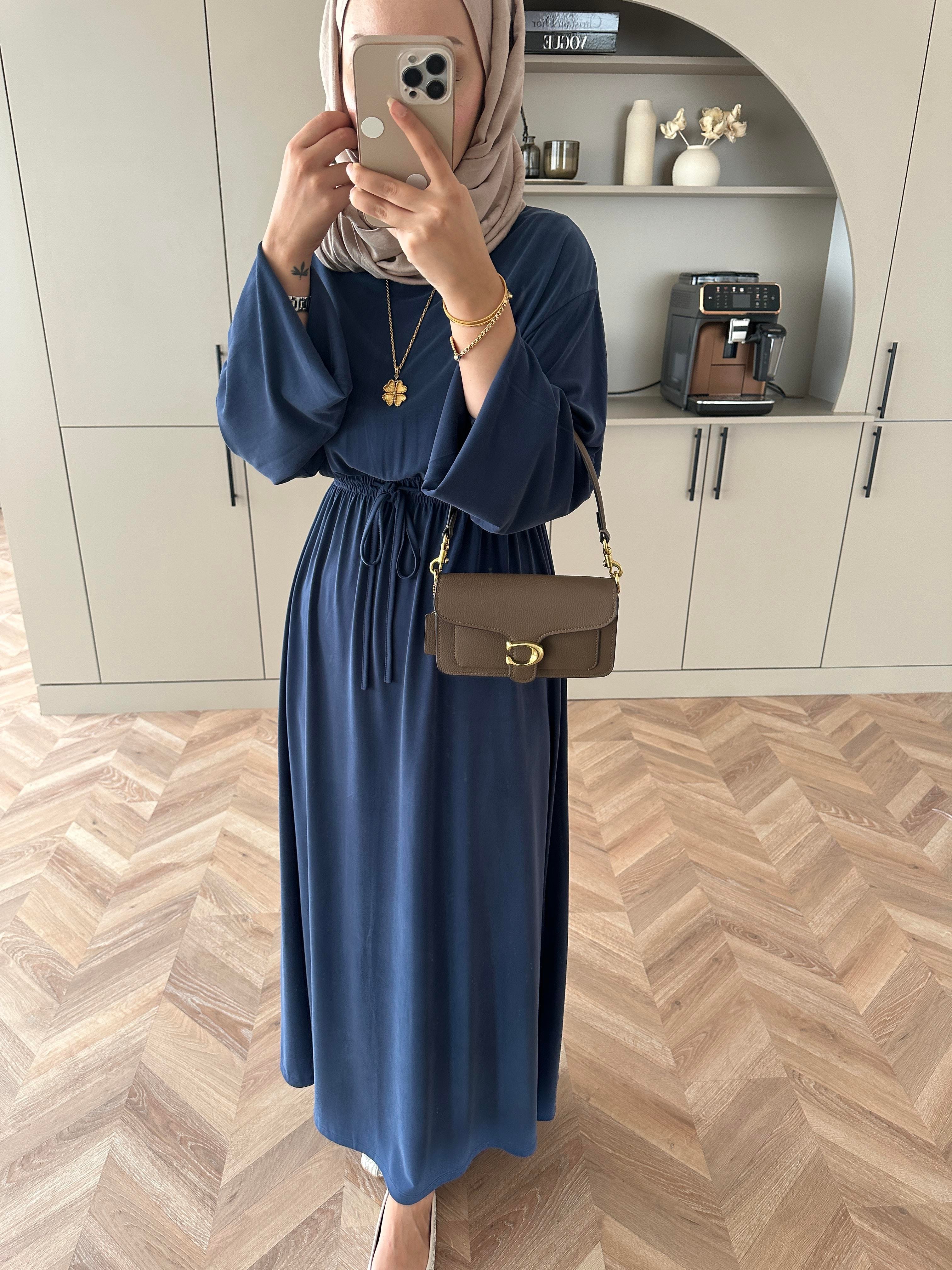 Liona Modal Elbise Lacivert