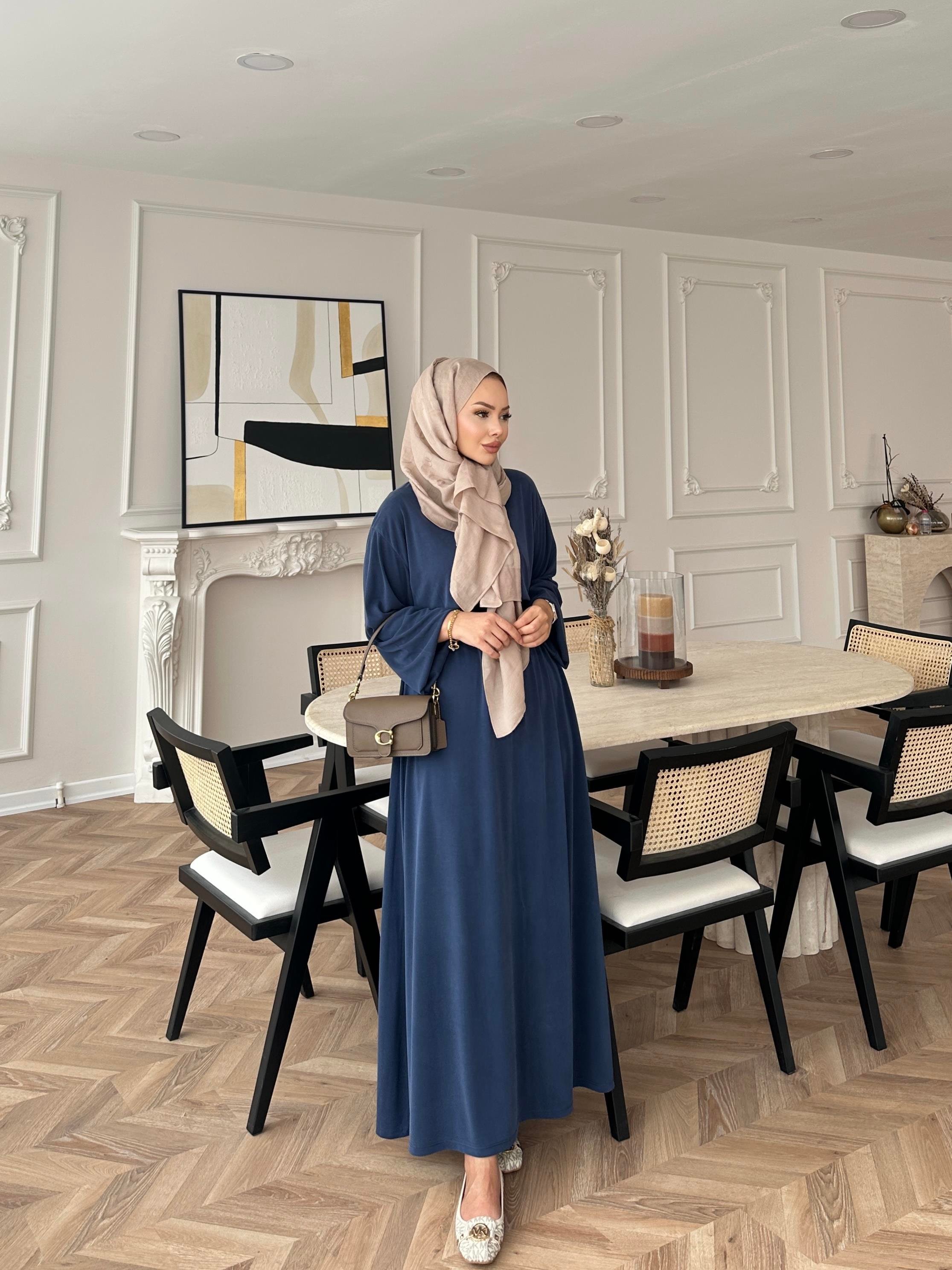 Liona Modal Elbise Lacivert