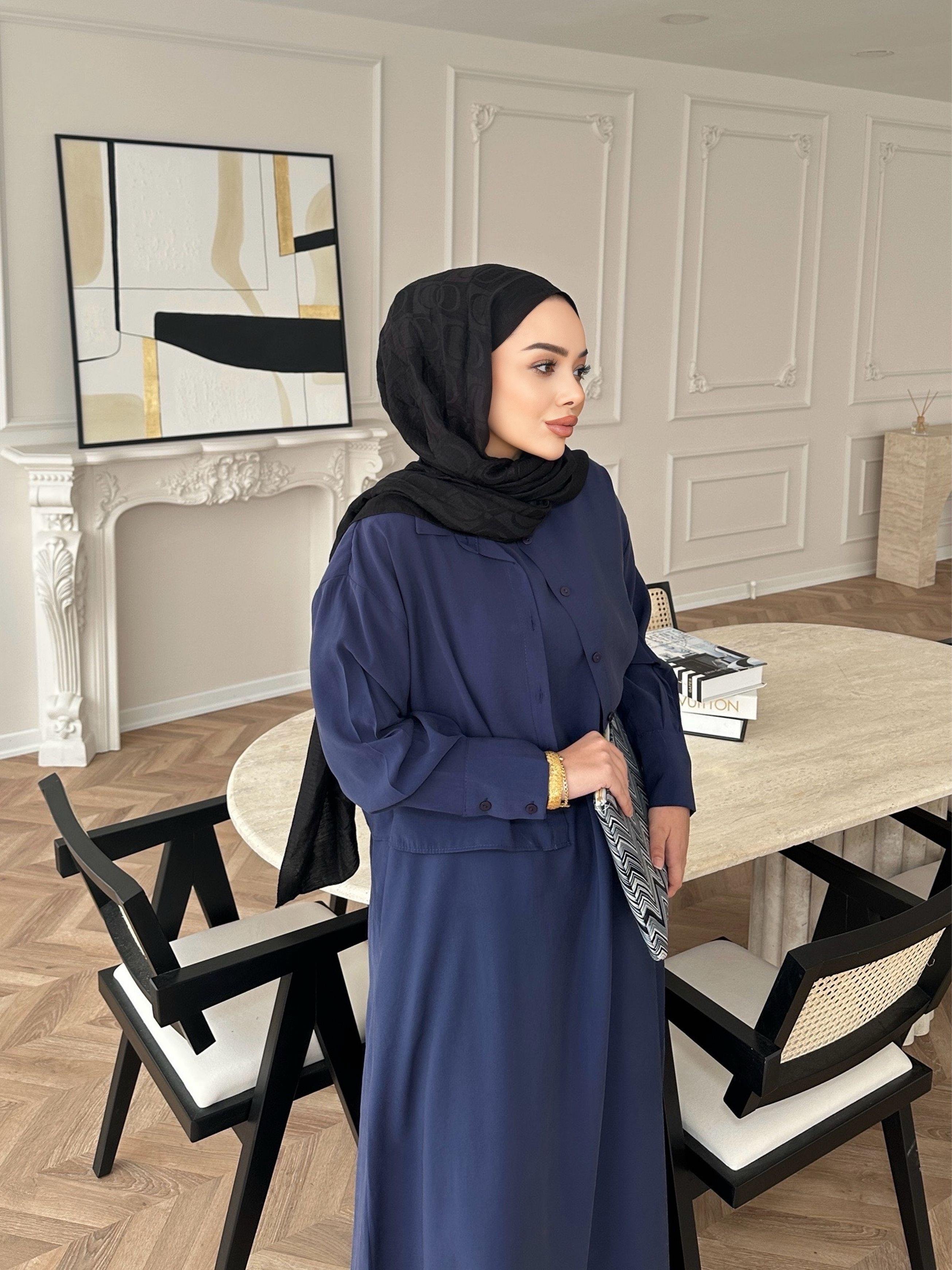 Lucas Gömlekli Elbise Lacivert