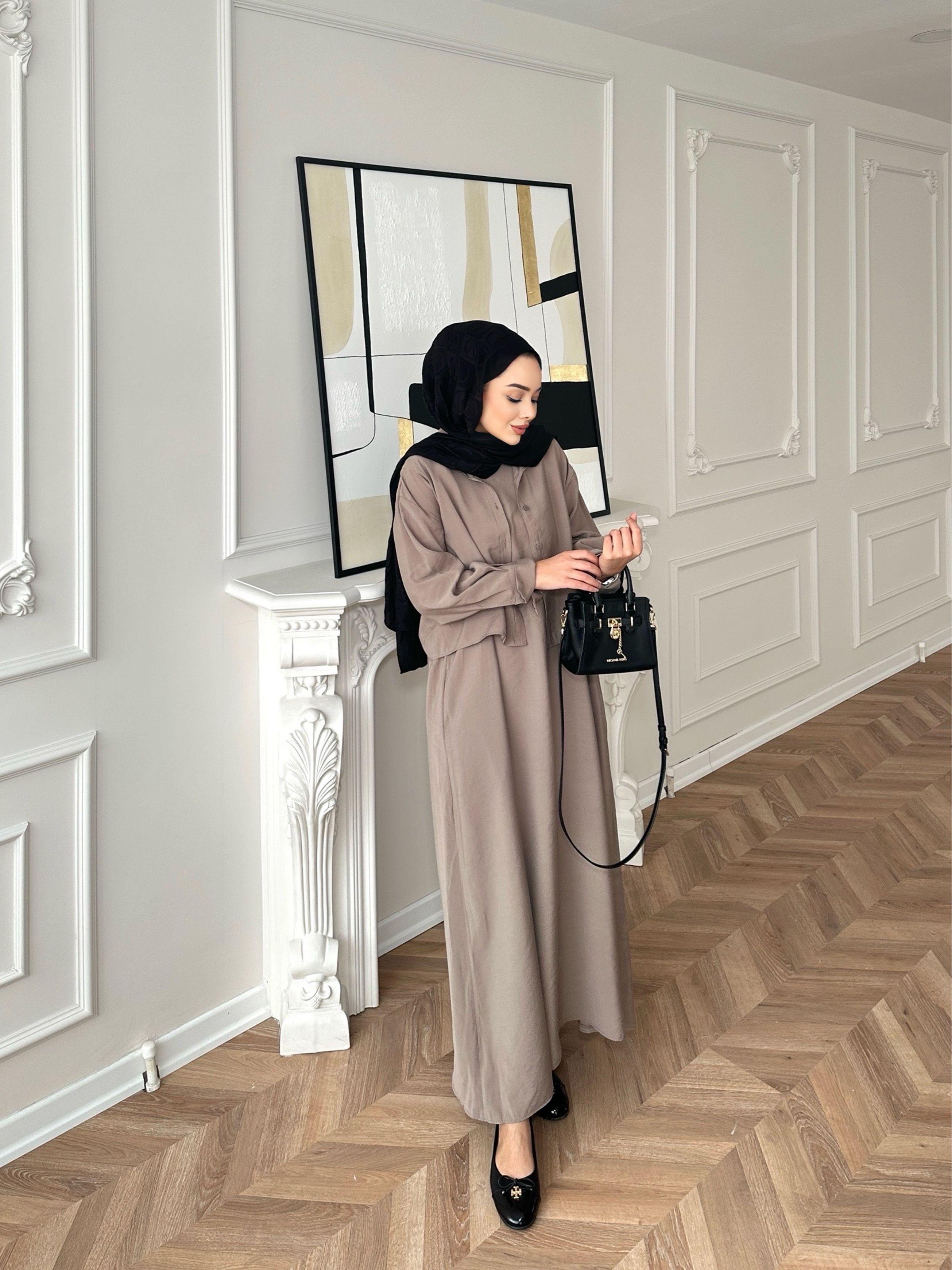 Lucas Gömlekli Elbise Vizon