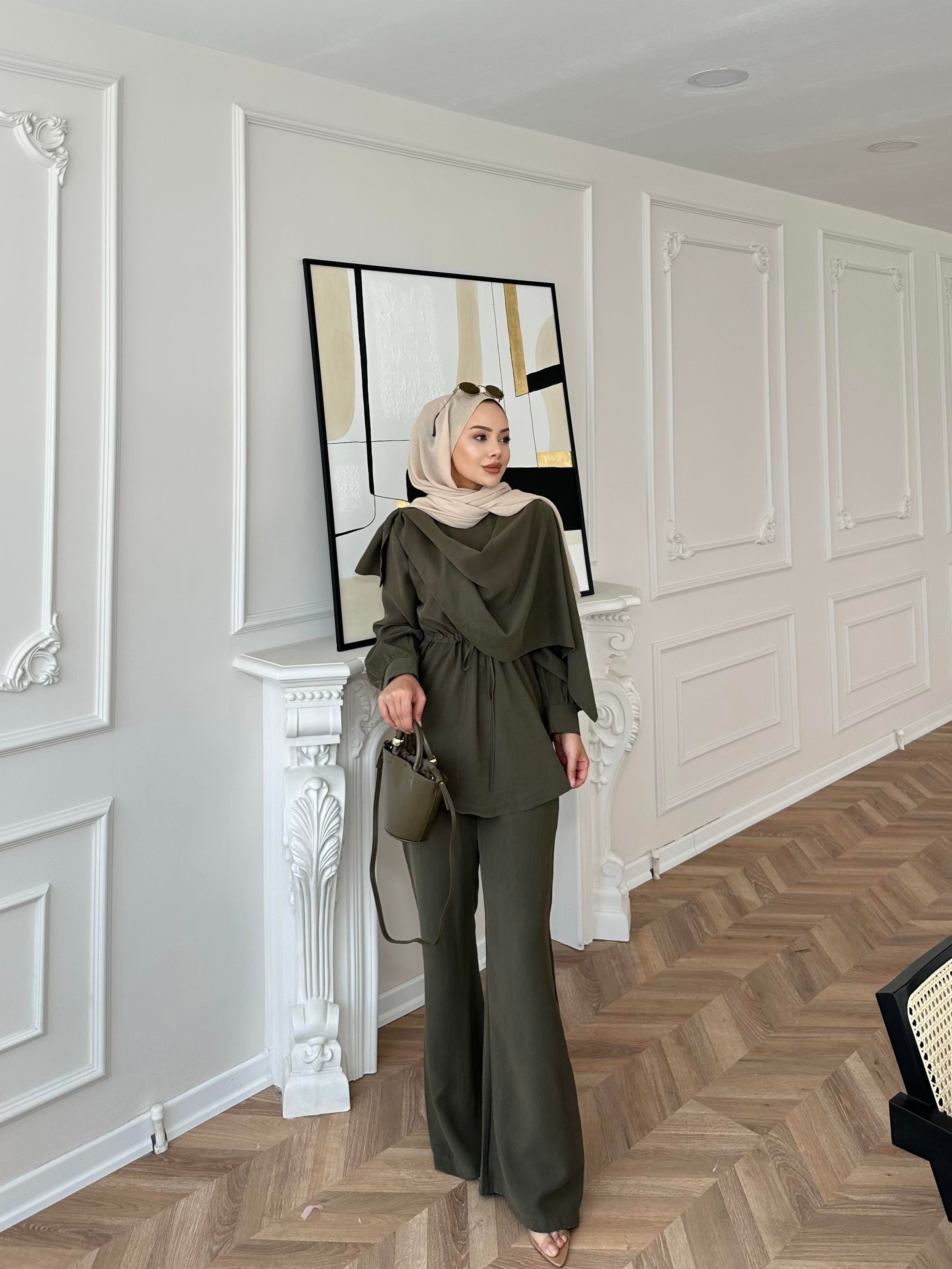 Keten Etekli Takım Siyah