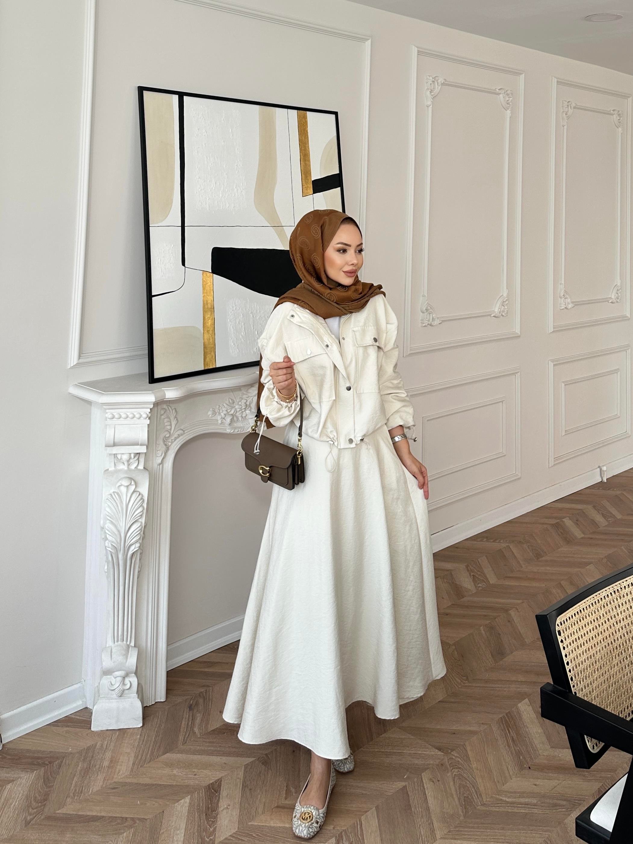 Maison Ceketli Etekli Takım Bej