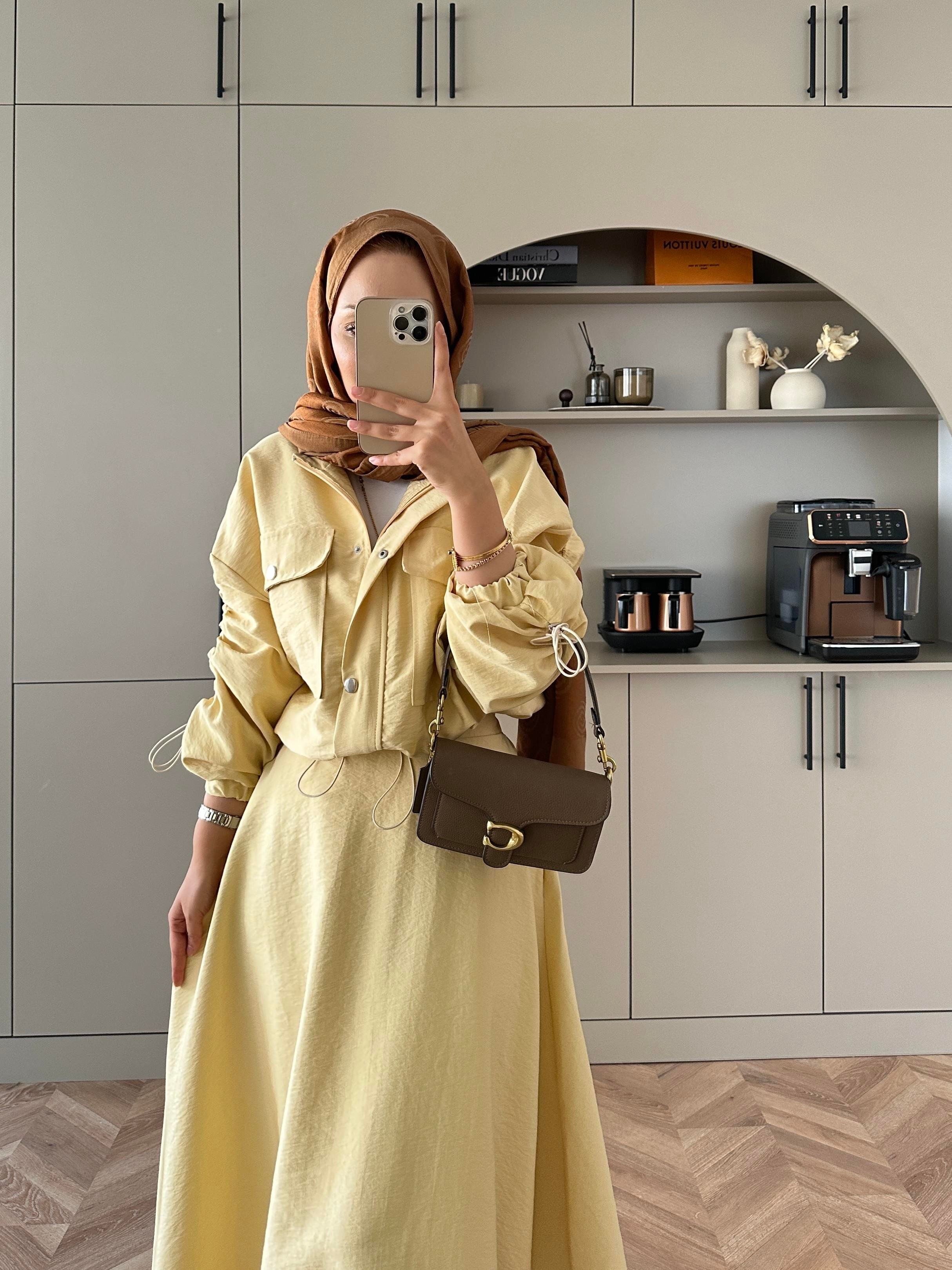 Maison Ceketli Etekli Takım Sarı