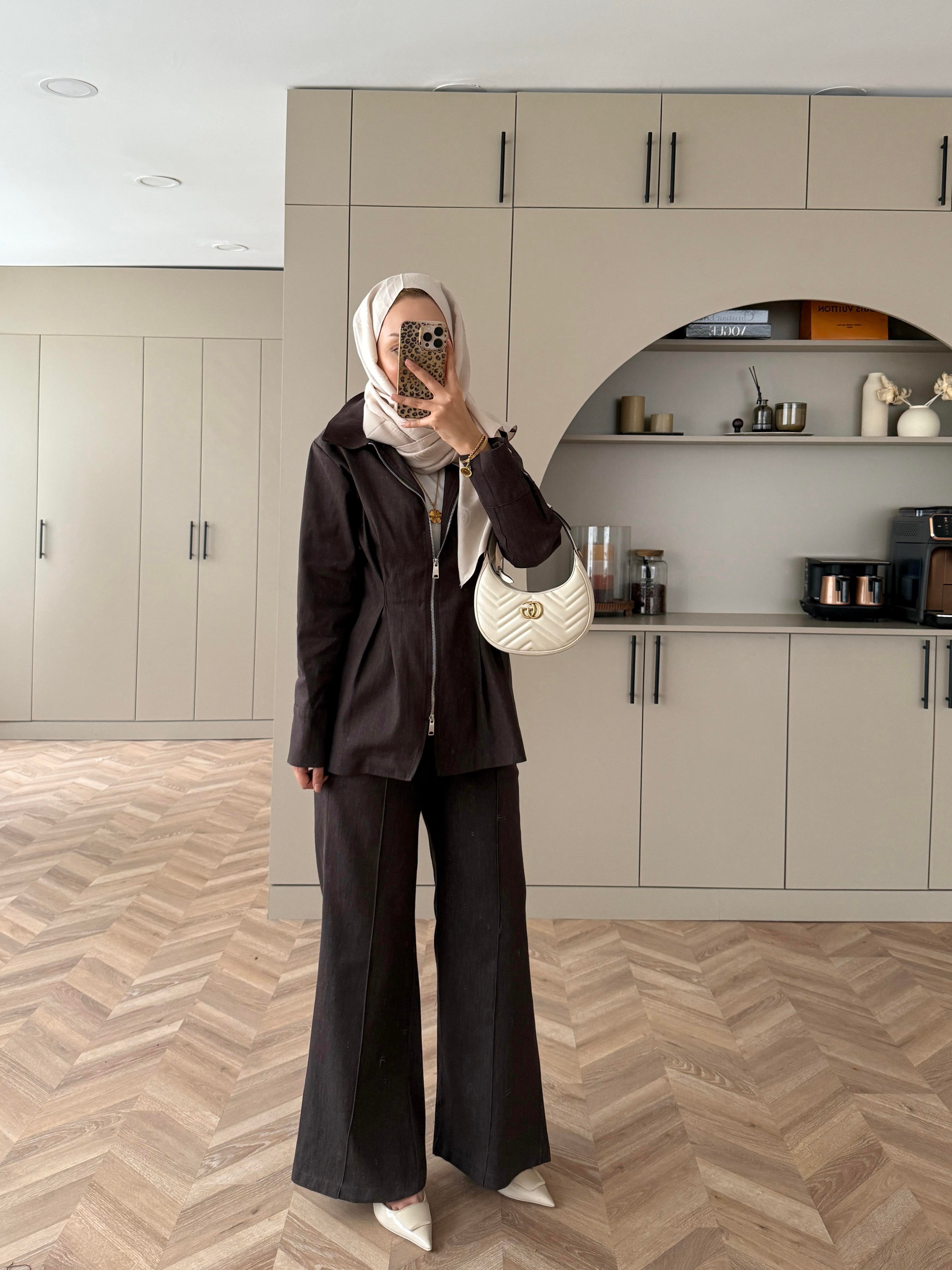 Maslow Denim Takım Acı Kahve