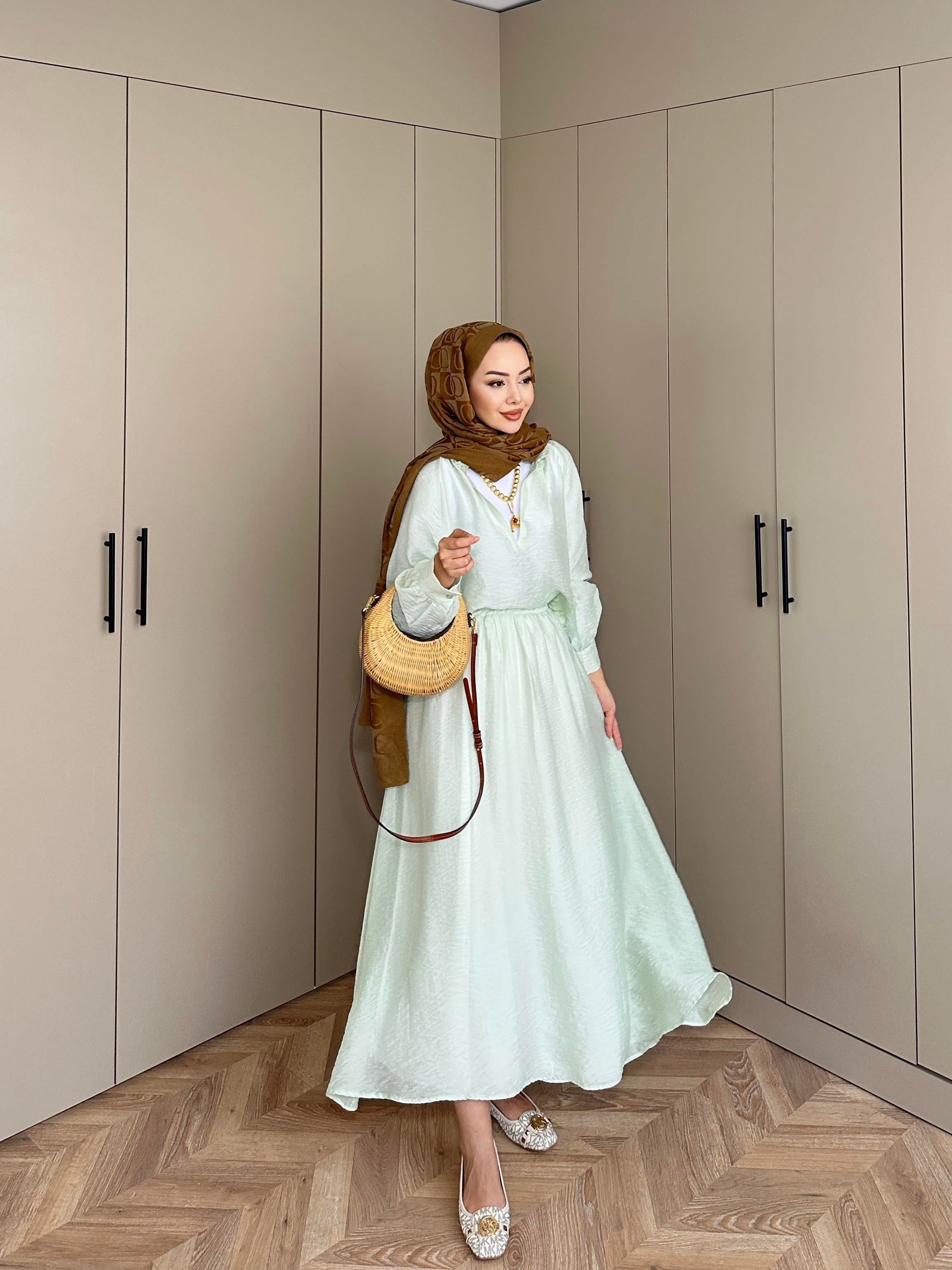 Mavera Etekli Takım Su Yeşili