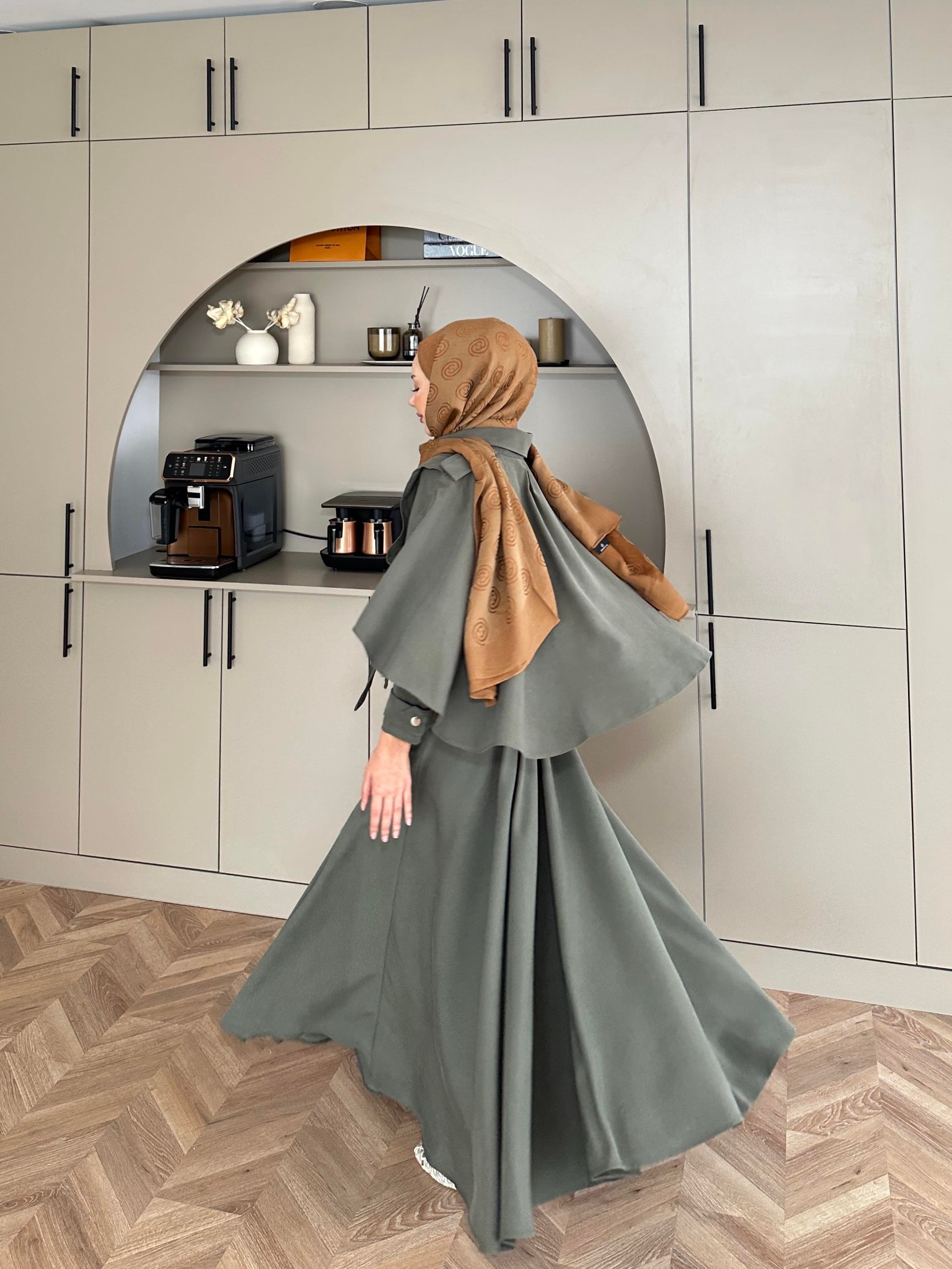 Mela Tensel Etekli Takım Haki