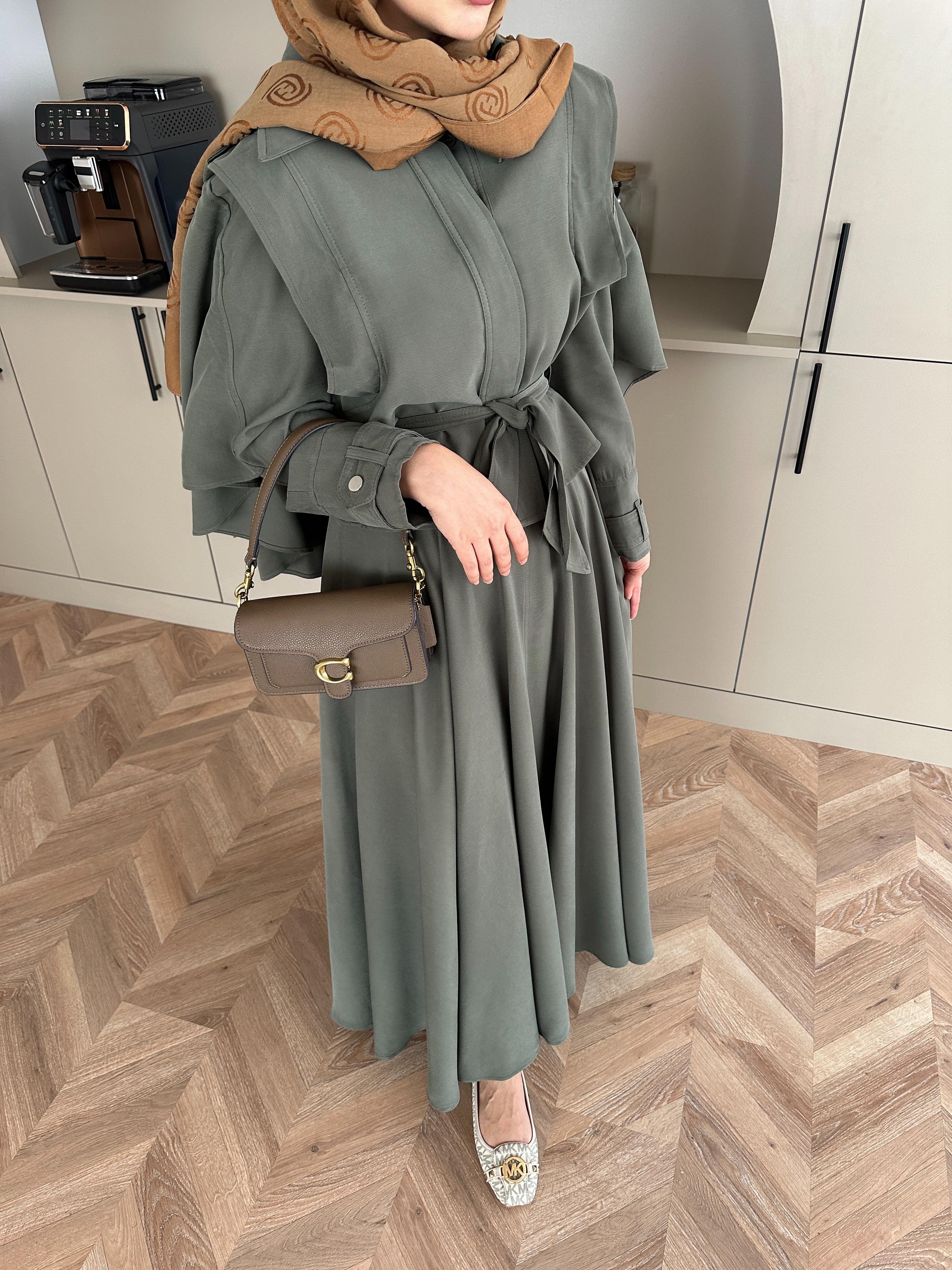 Mela Tensel Etekli Takım Haki