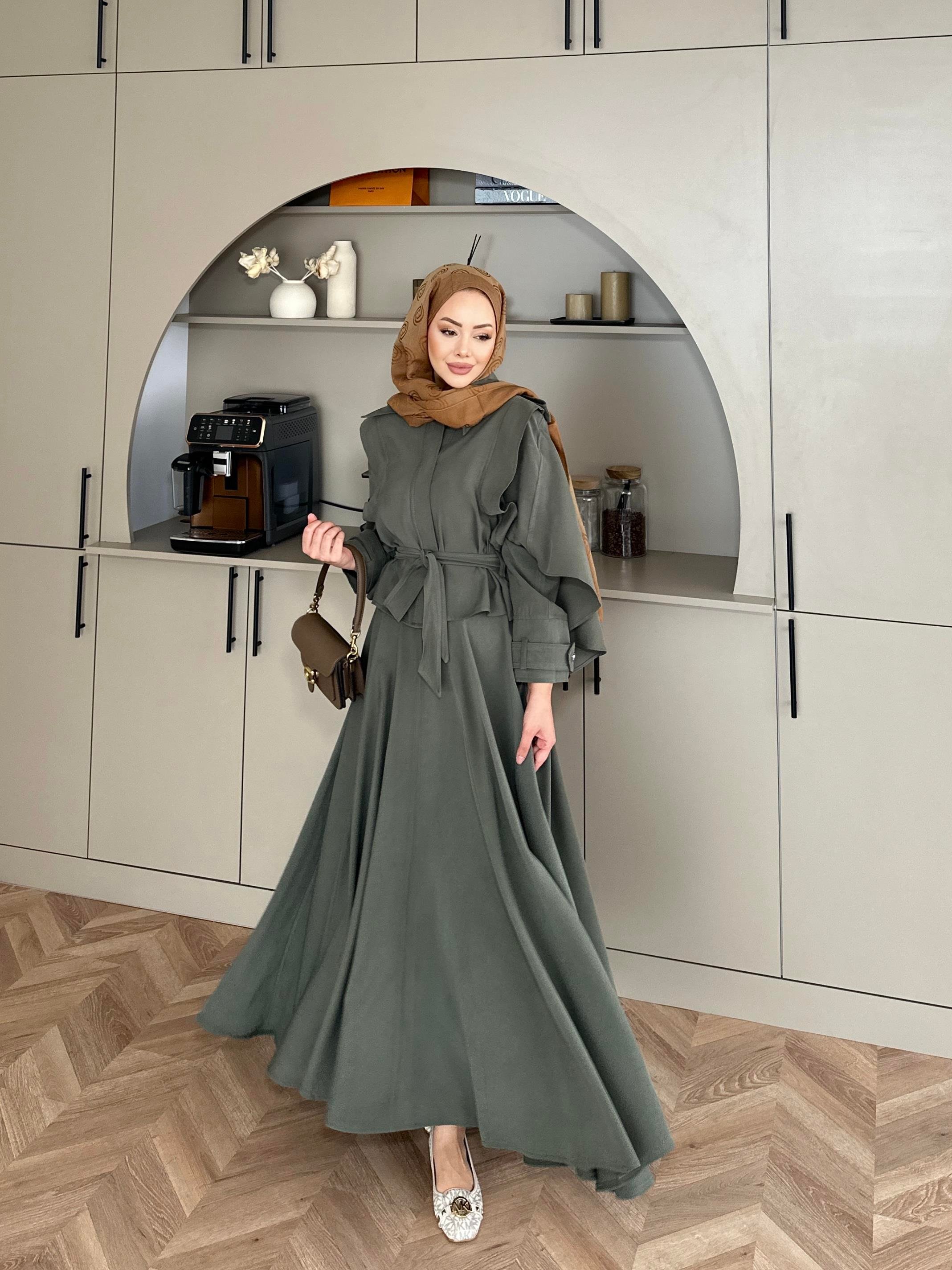 Mela Tensel Etekli Takım Haki