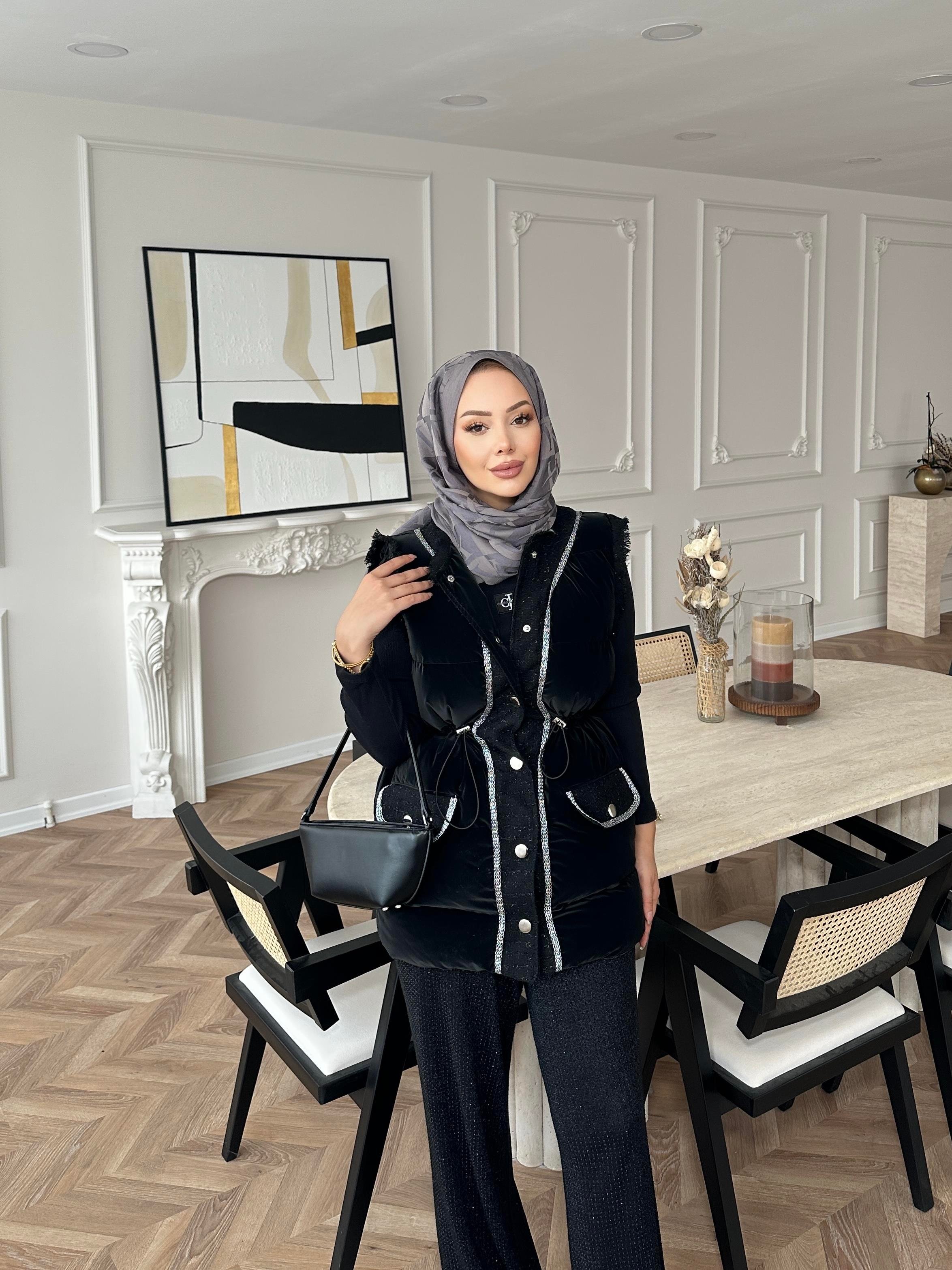 Mercy Şişme Yelek Siyah