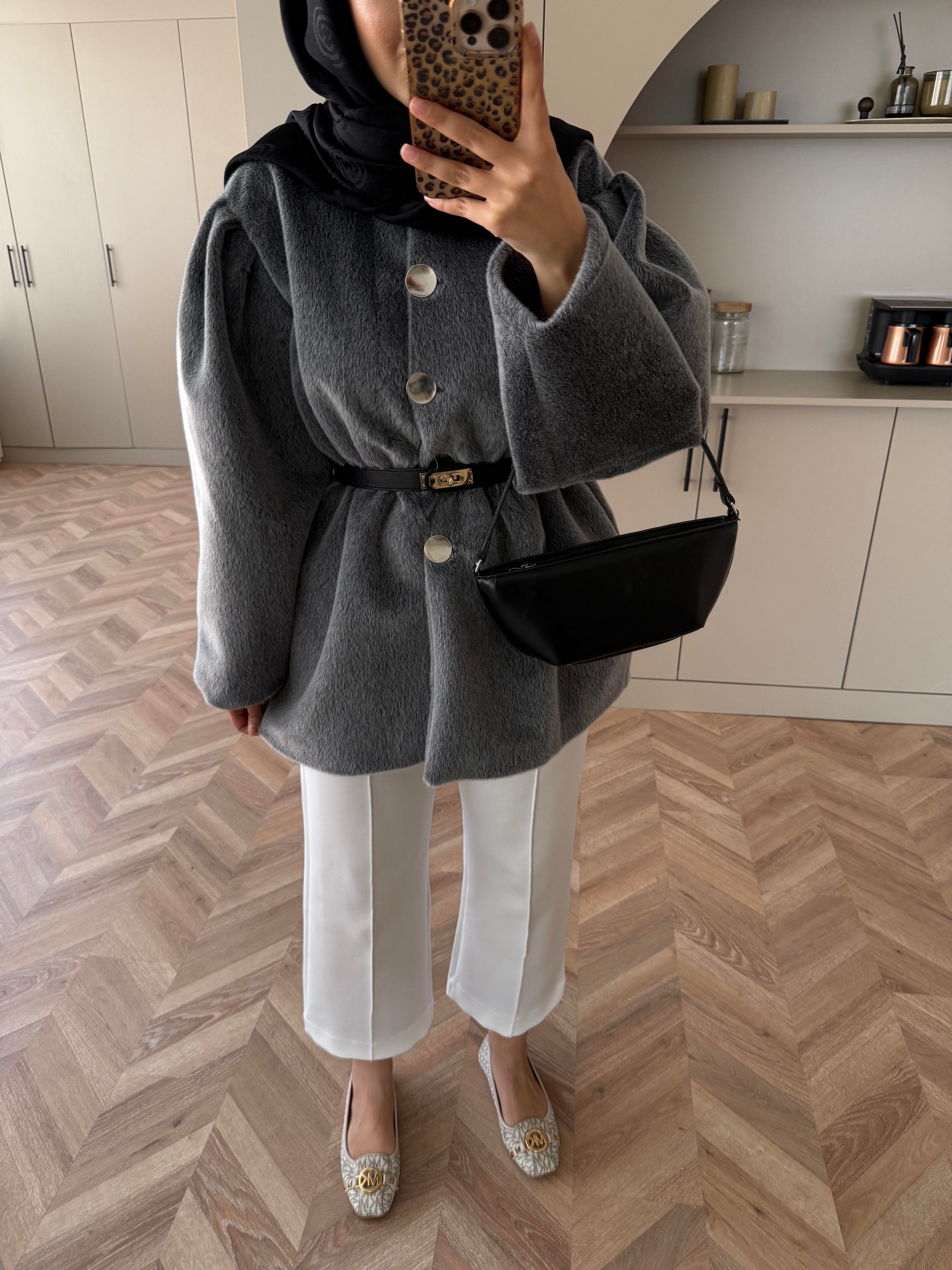 Mısra Angora Kaban Gri