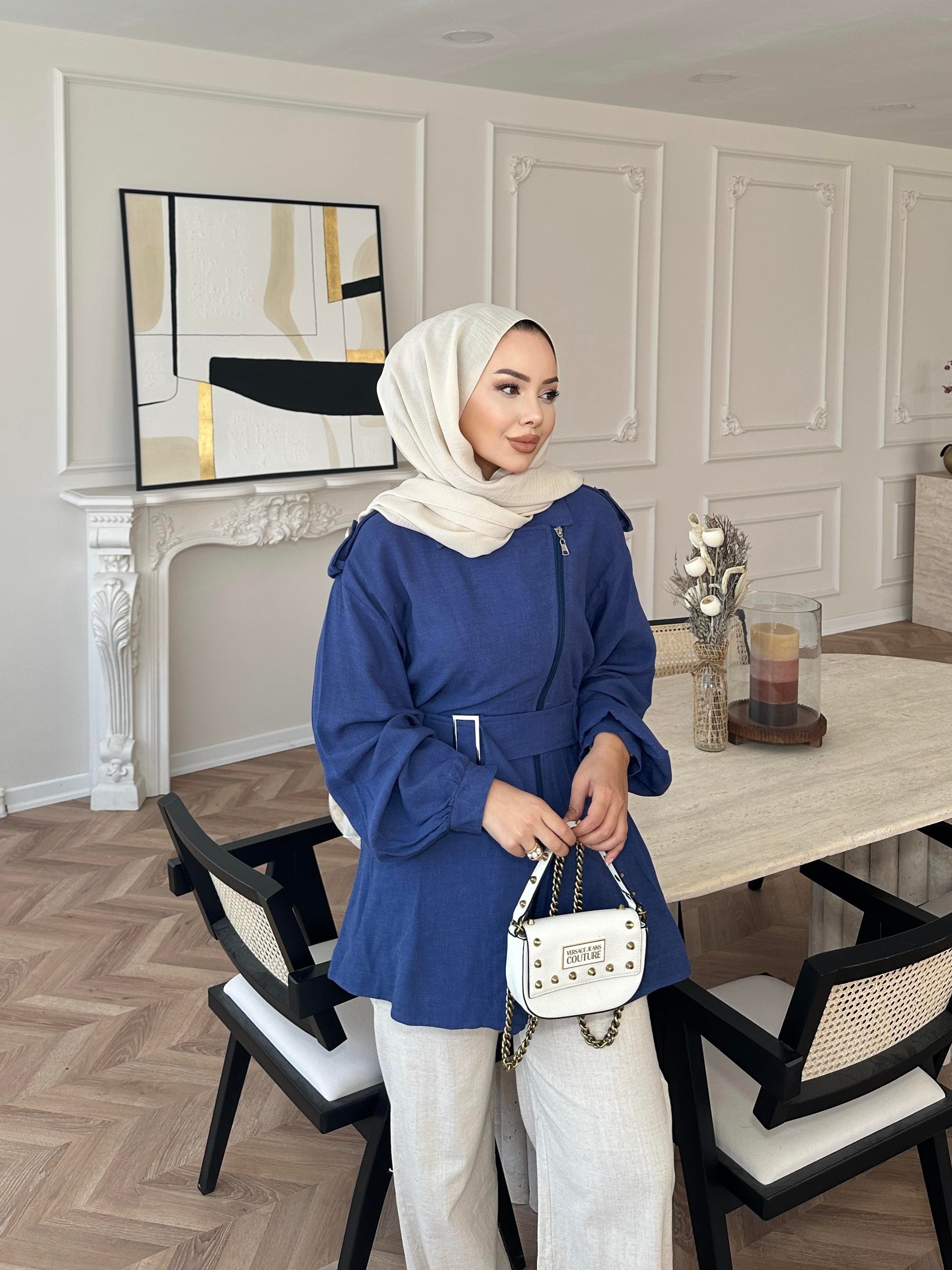 Pullu Payet Ceket Bej