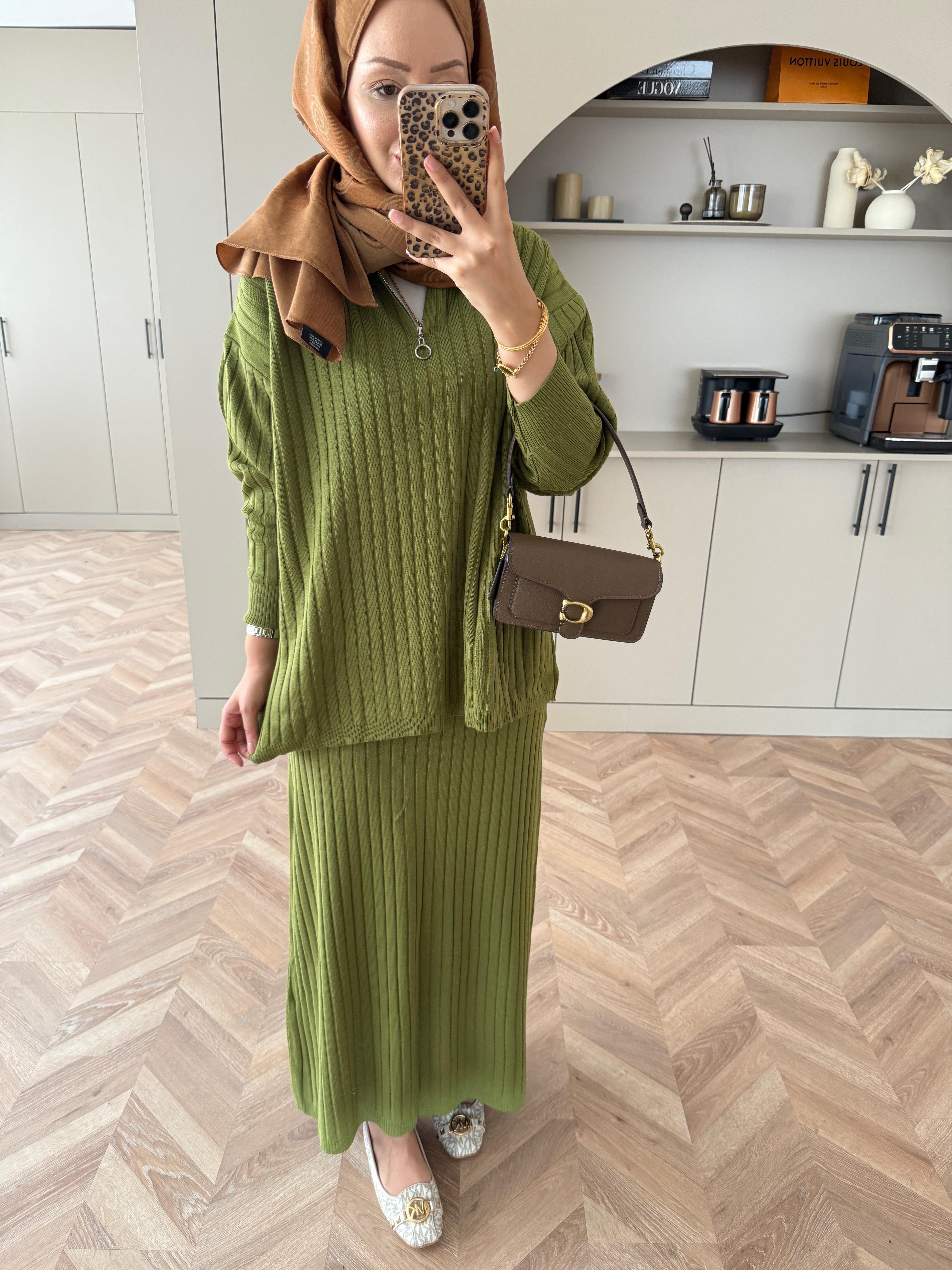 Morden Triko Etekli Takım Yeşil