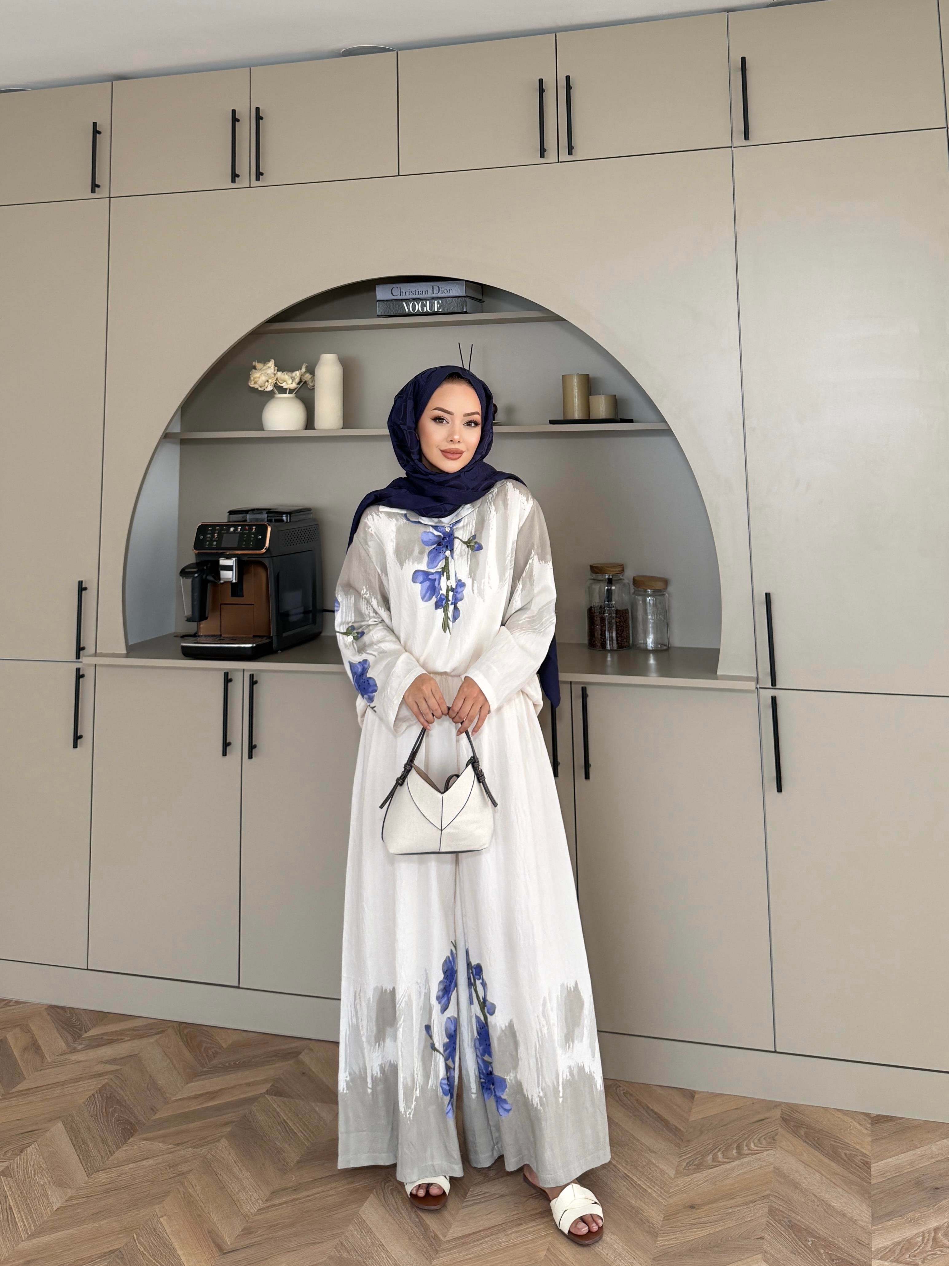 Nina Pantolonlu Takım Bej