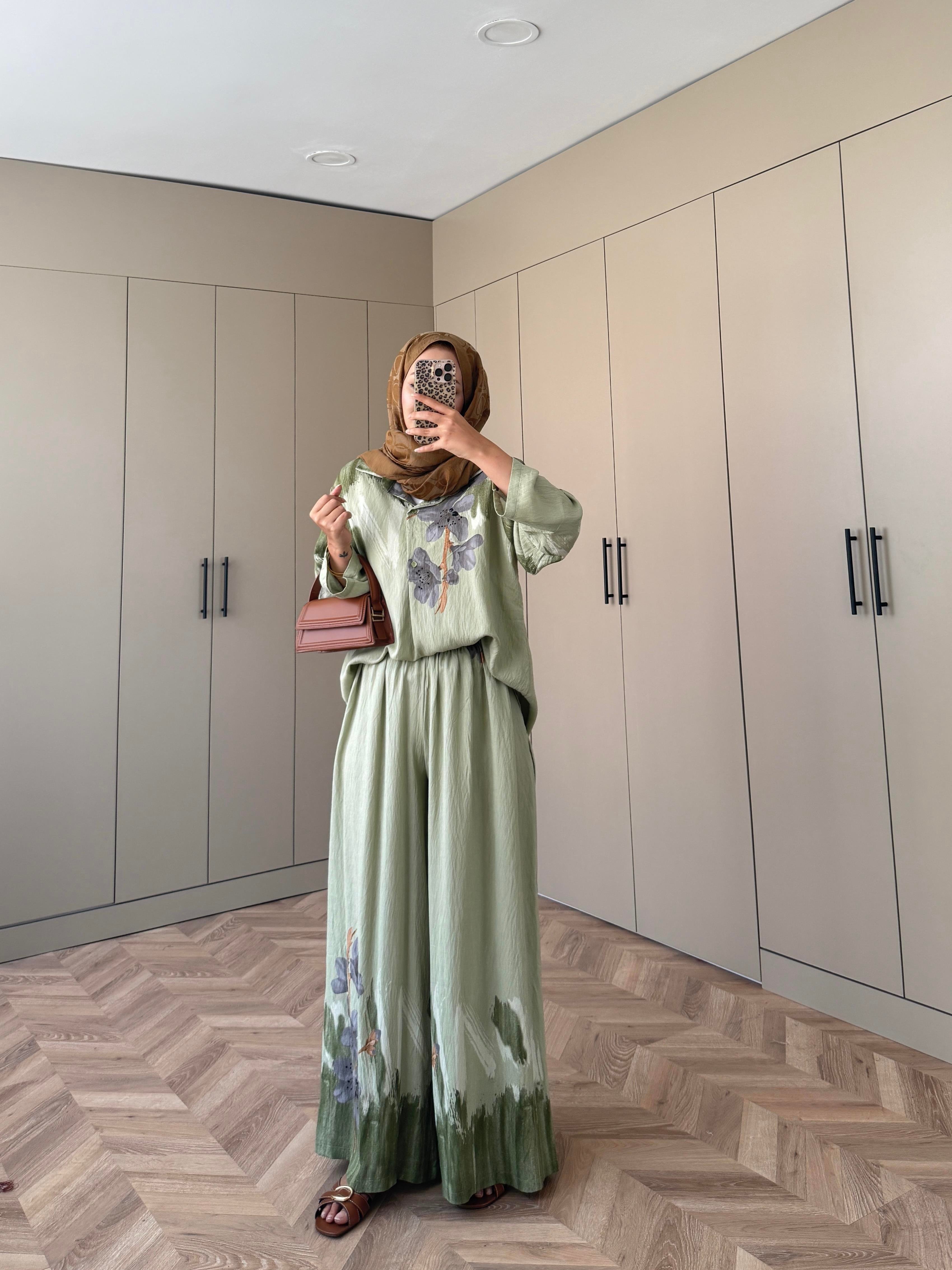 Nina Pantolonlu Takım Haki