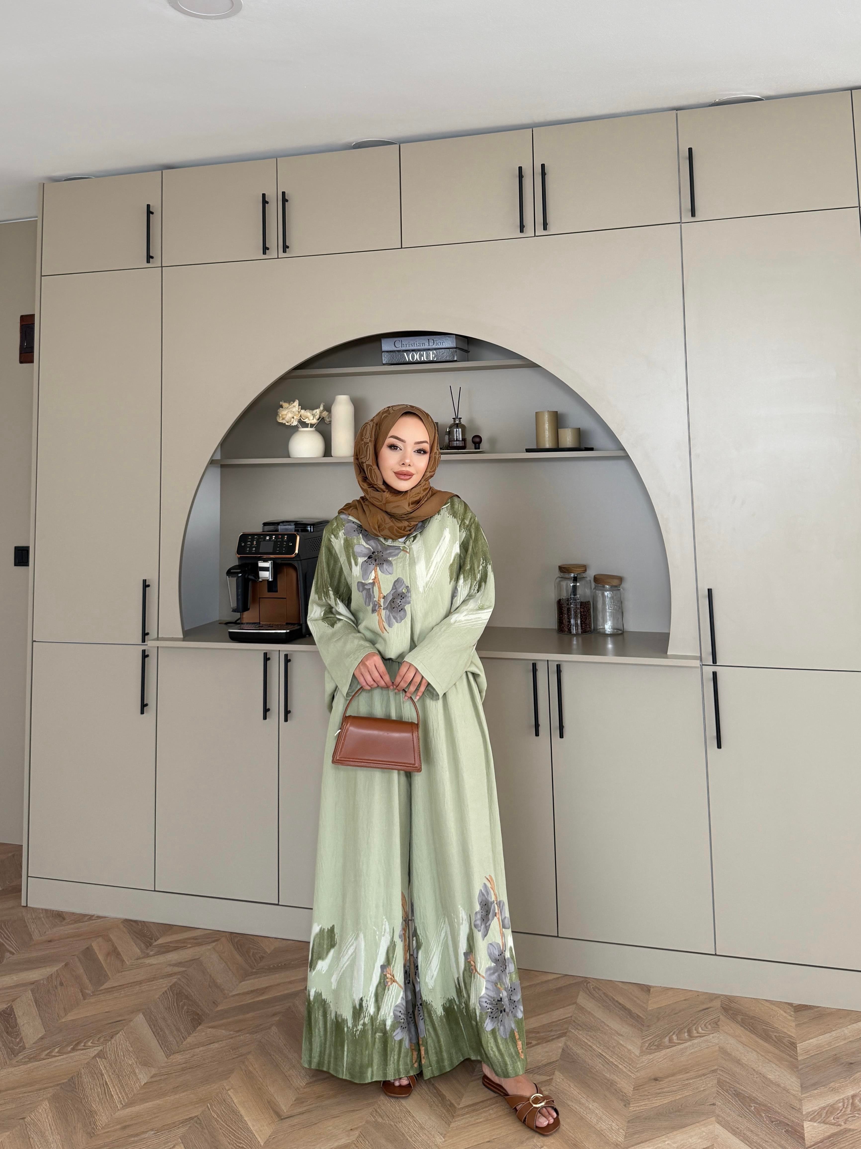 Nina Pantolonlu Takım Haki