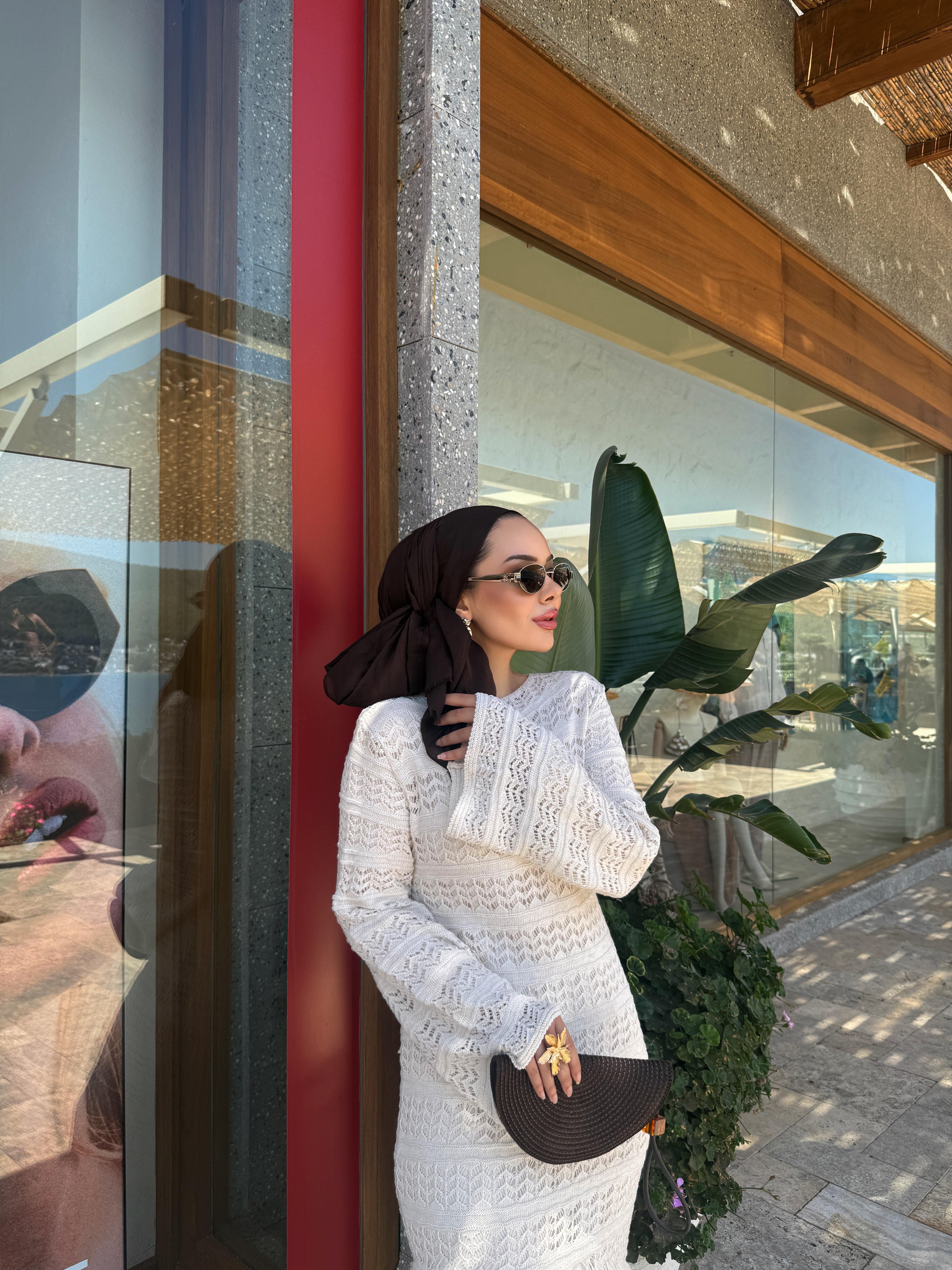 (ÖNSİPARİŞ) 10 iş günü sonra kargolanacaktır Mia Elbise Bej