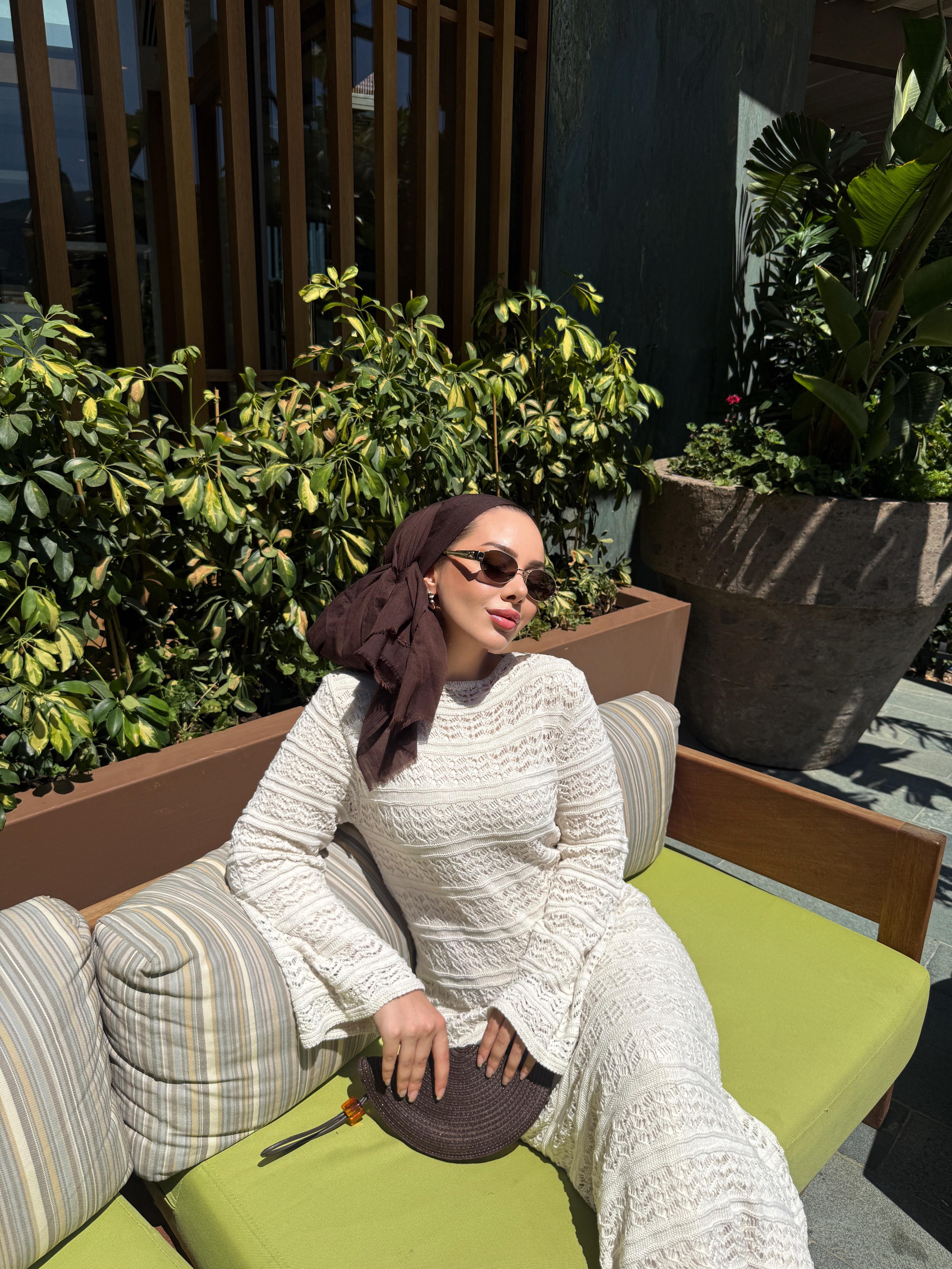 (ÖNSİPARİŞ) 10 iş günü sonra kargolanacaktır Mia Elbise Bej