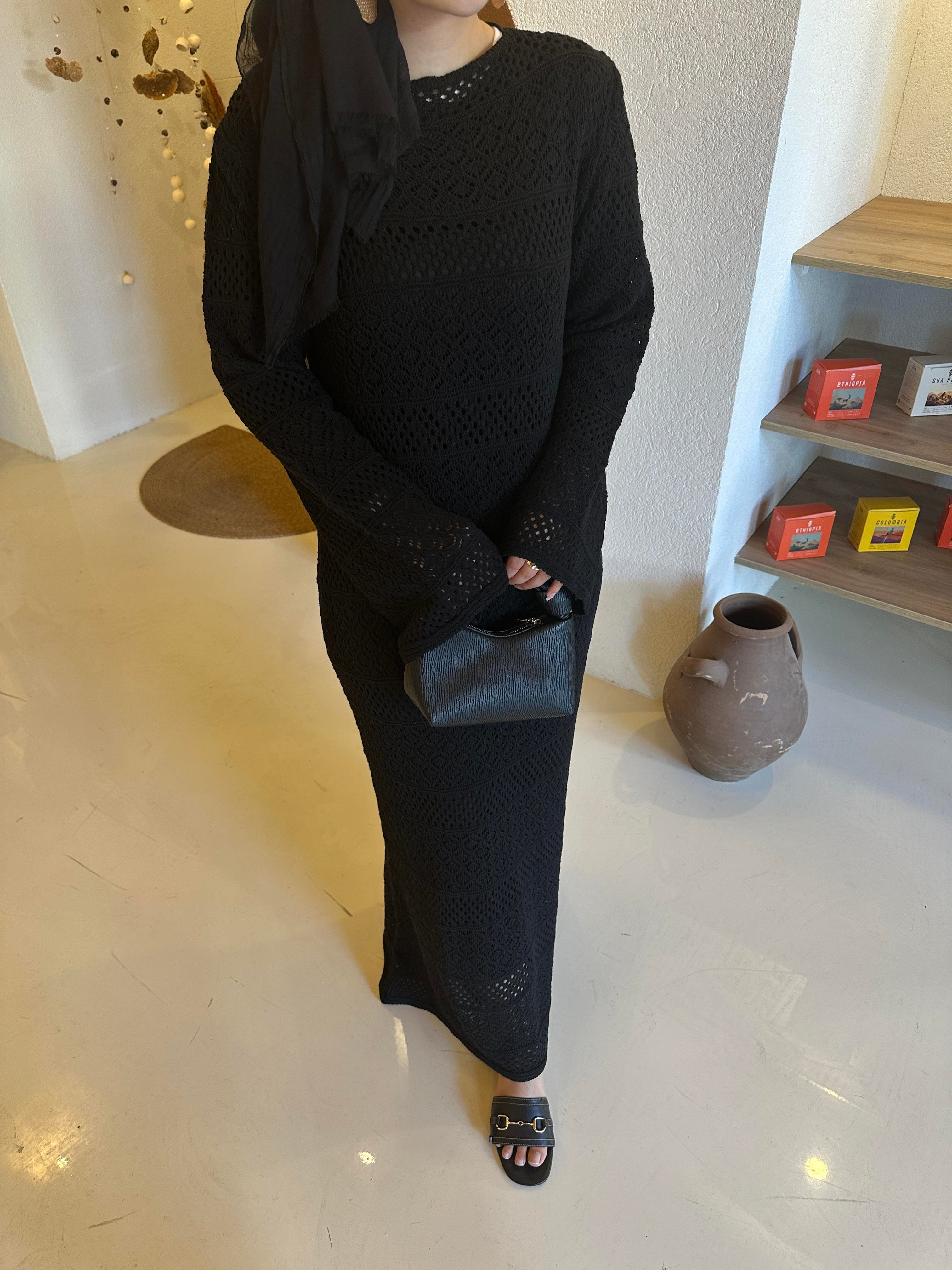 (ÖNSİPARİŞ) 10 iş günü sonra kargolanacaktır Mia Elbise Siyah