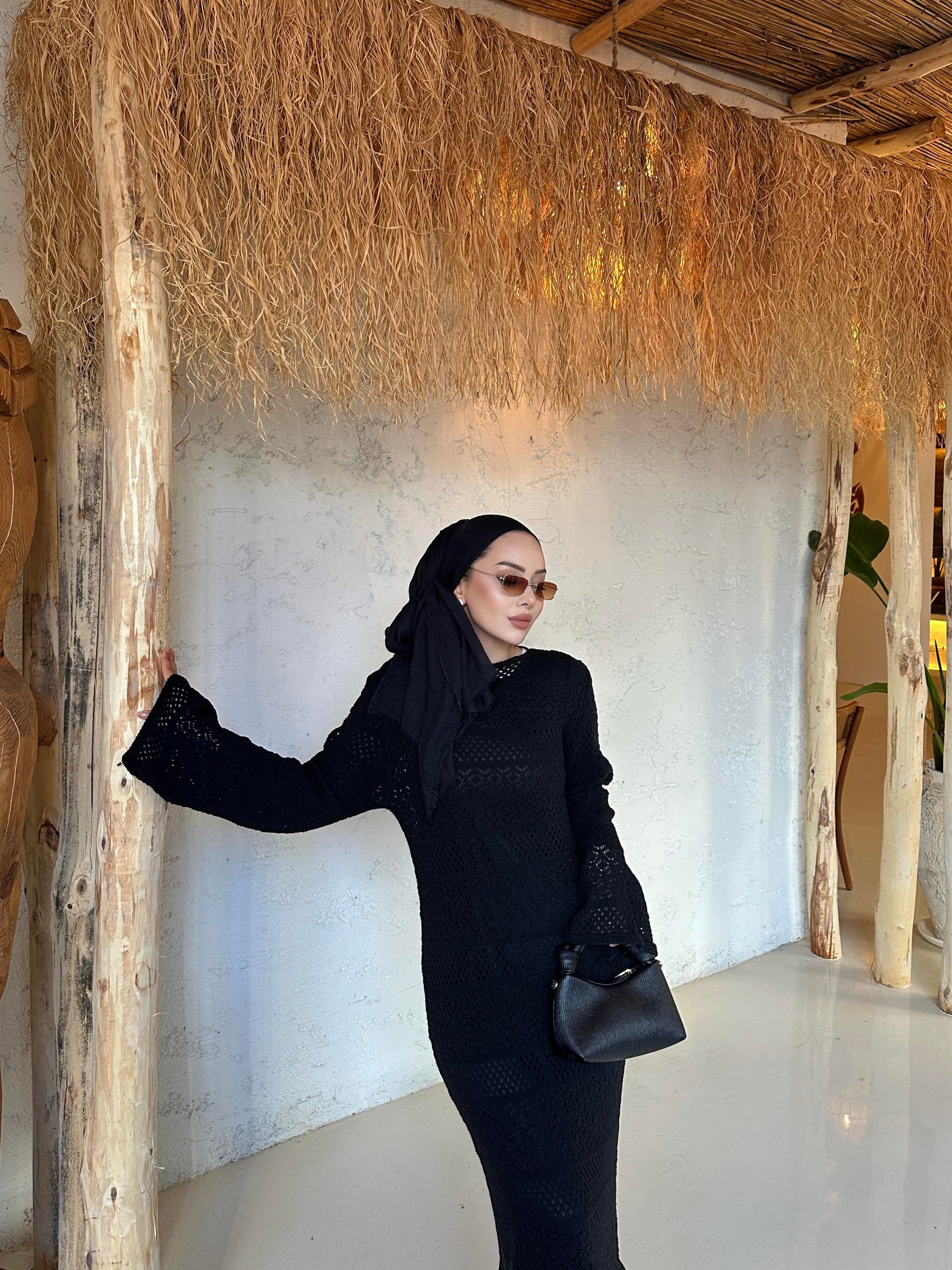 (ÖNSİPARİŞ) 10 iş günü sonra kargolanacaktır Mia Elbise Siyah